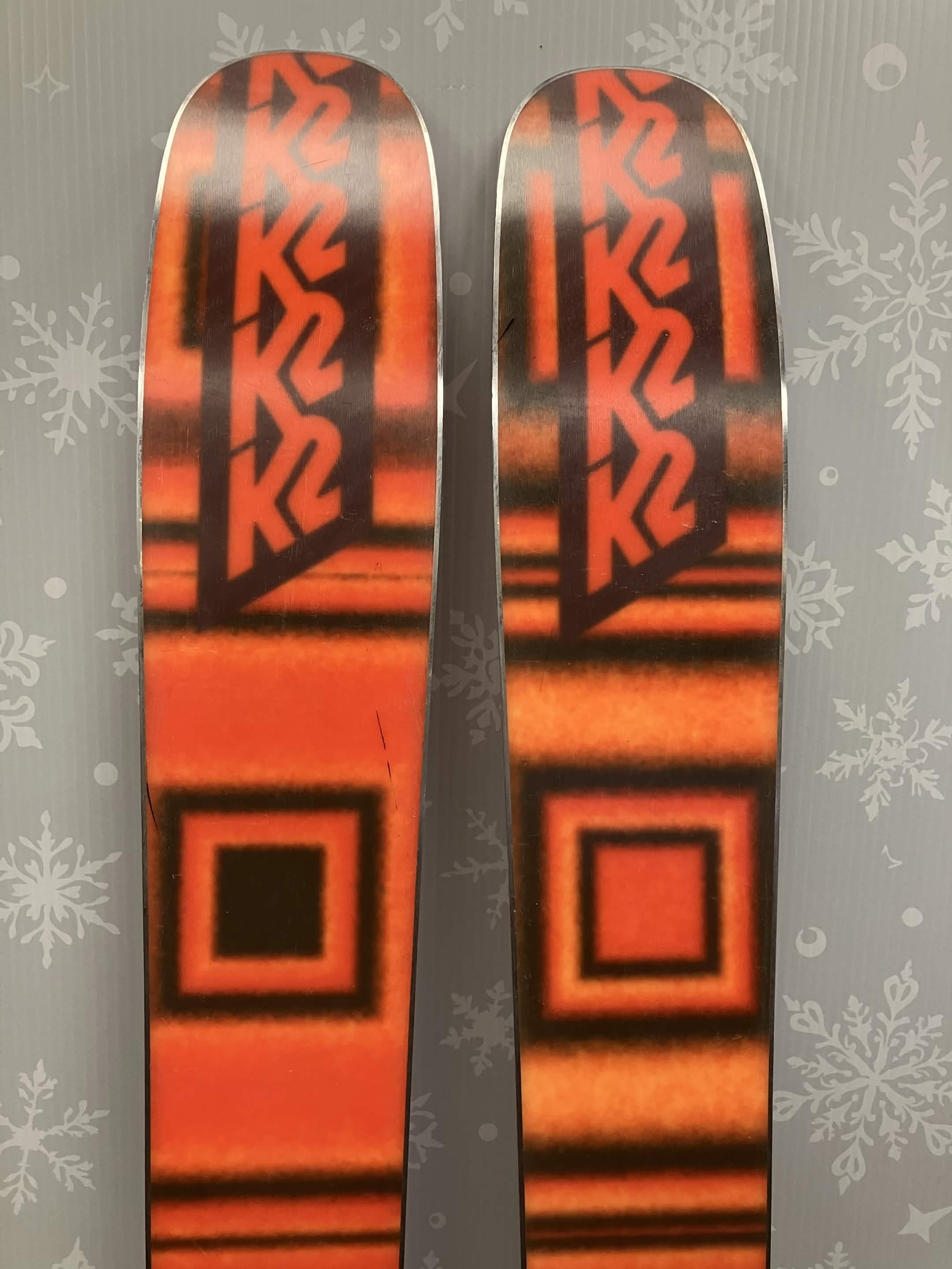K2 Omen 90W 159cm Skis w/ FISCHER Attack 11 LYT Demo Binding - Used
