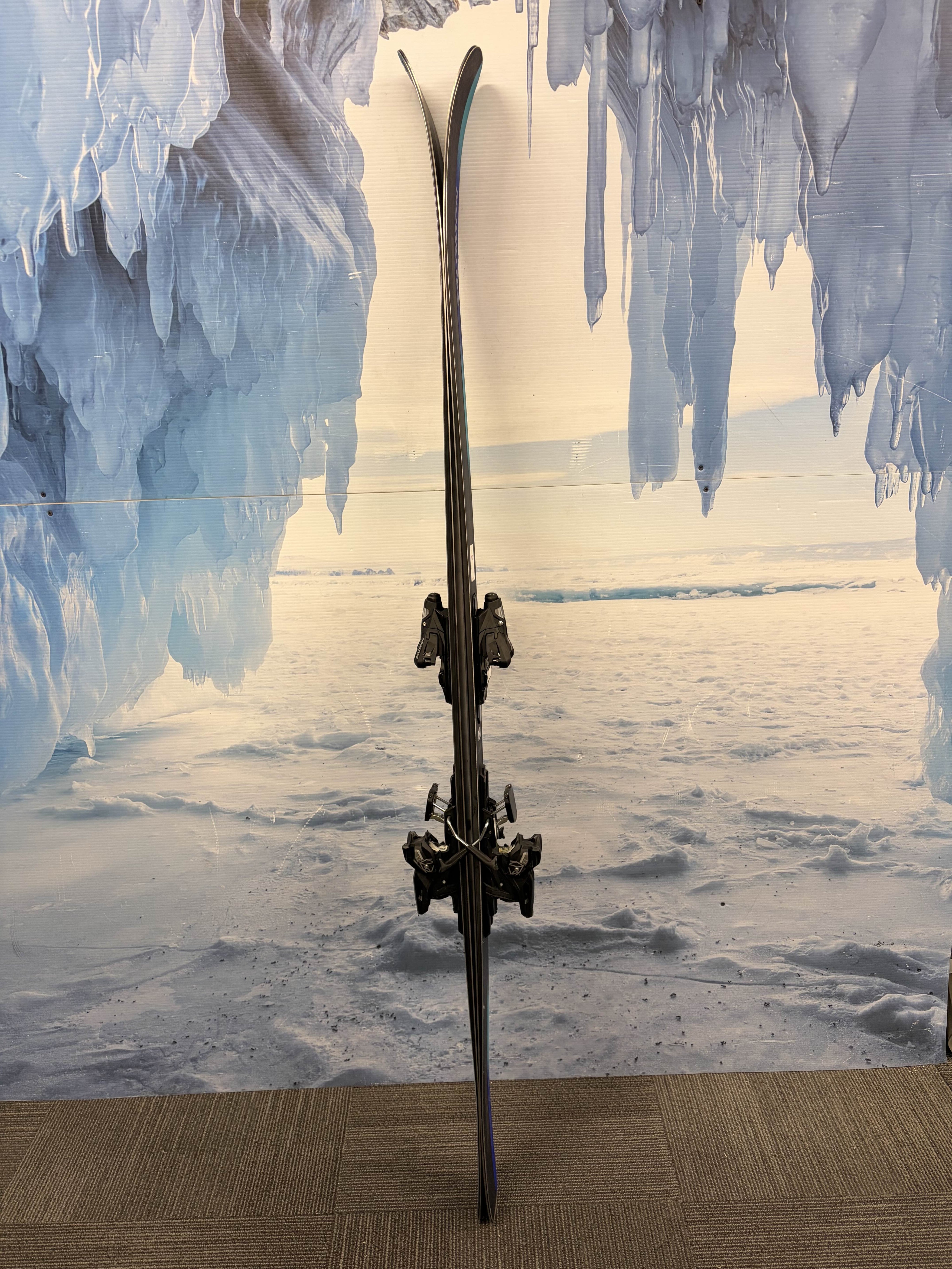 Used Salomon Stance 90 Skis 180cm w/ Strive 13 GW Demo Bindings (2025)