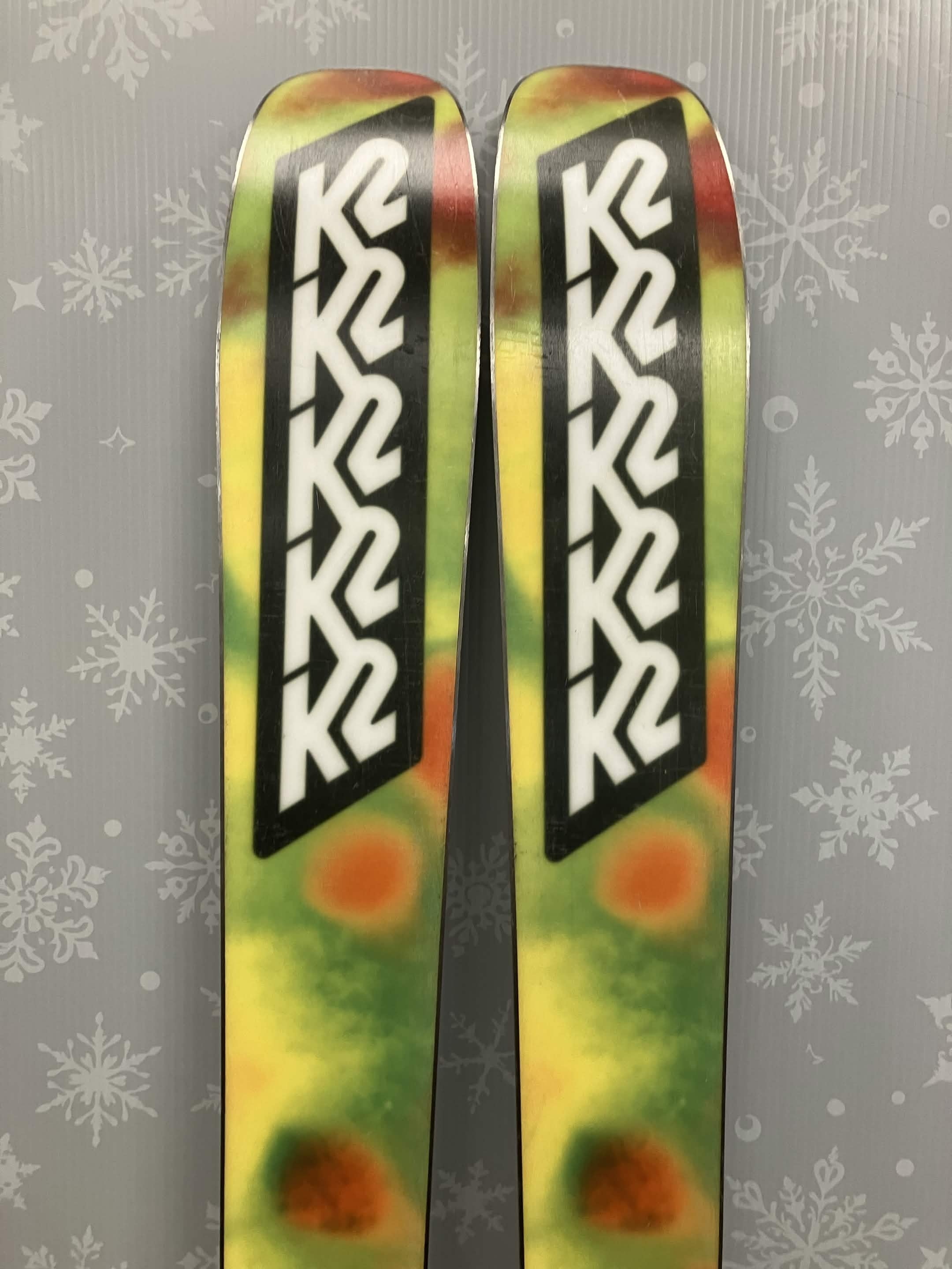 K2 Mindbender 89TI 176cm Skis w/ FISCHER Attack 13 LYT Demo Binding - Used