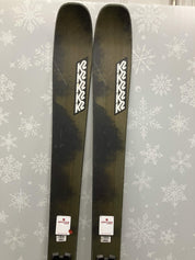 K2 Mindbender 89TI 182cm Skis w/ FISCHER Attack 13 LYT Demo Binding - Used