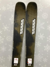 K2 Mindbender 89TI 170cm Skis w/ FISCHER Attack 13 LYT Demo Binding - Used