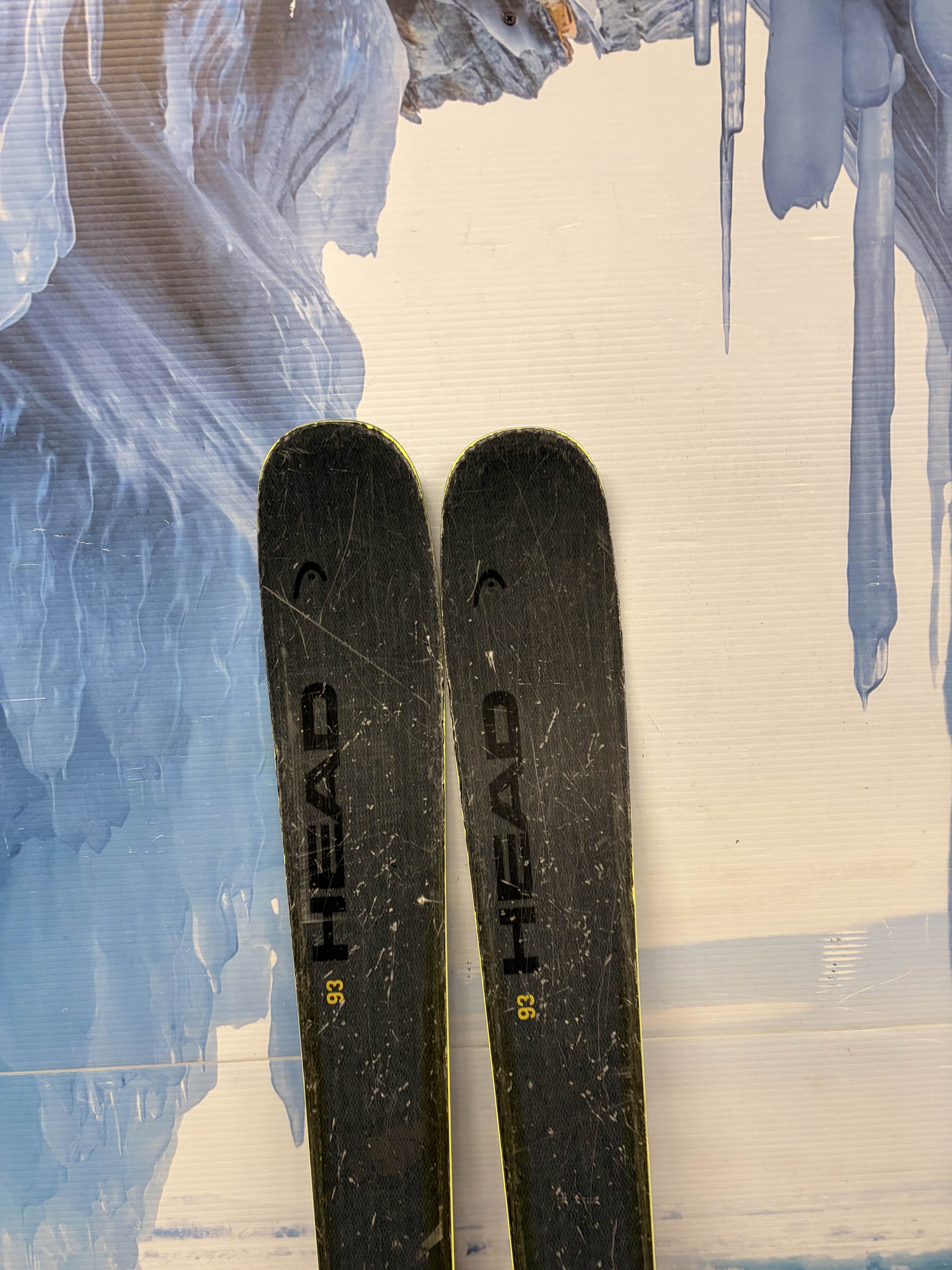 Used Head Kore 93 Men's Ski w/ Tyrolia Attack 13 Demo Bindings - 170CM