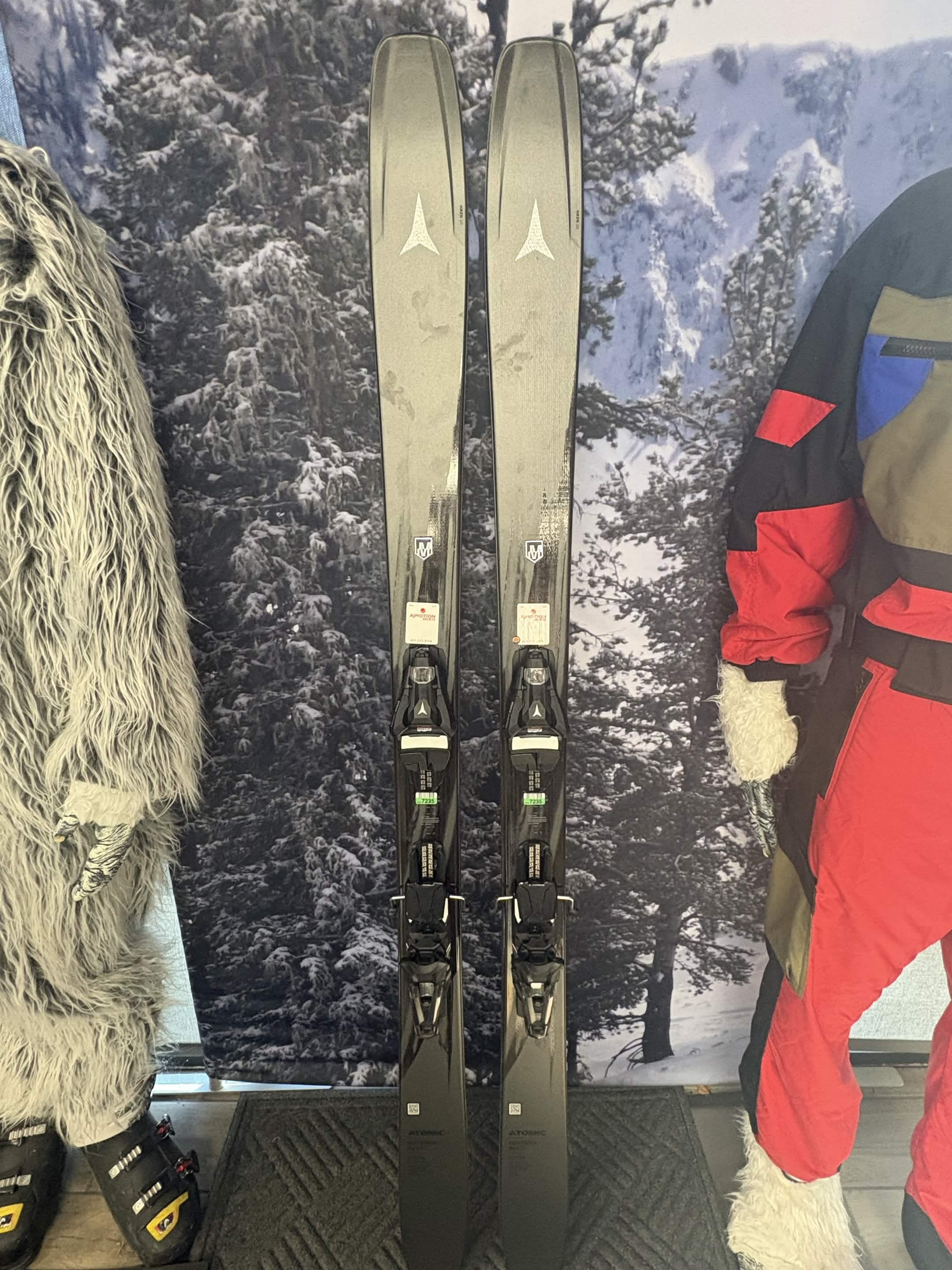 New 2027 Atomic Maverick 96 CTI 179cm Skis w/ ATOMIC NR Strive 13 GW ATO Demo Binding