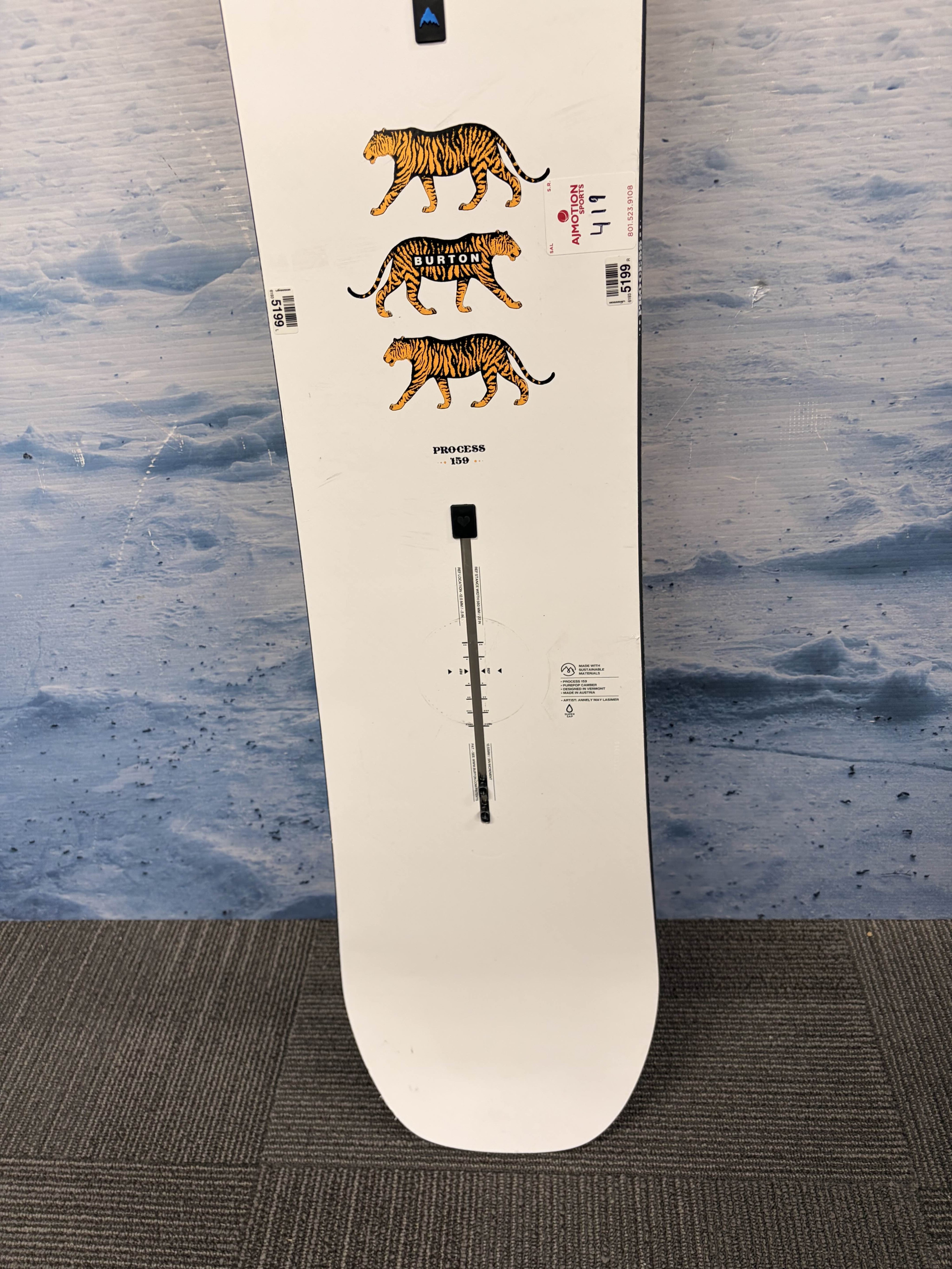 Used 2025 Burton Process Men's Snowboard - 159CM