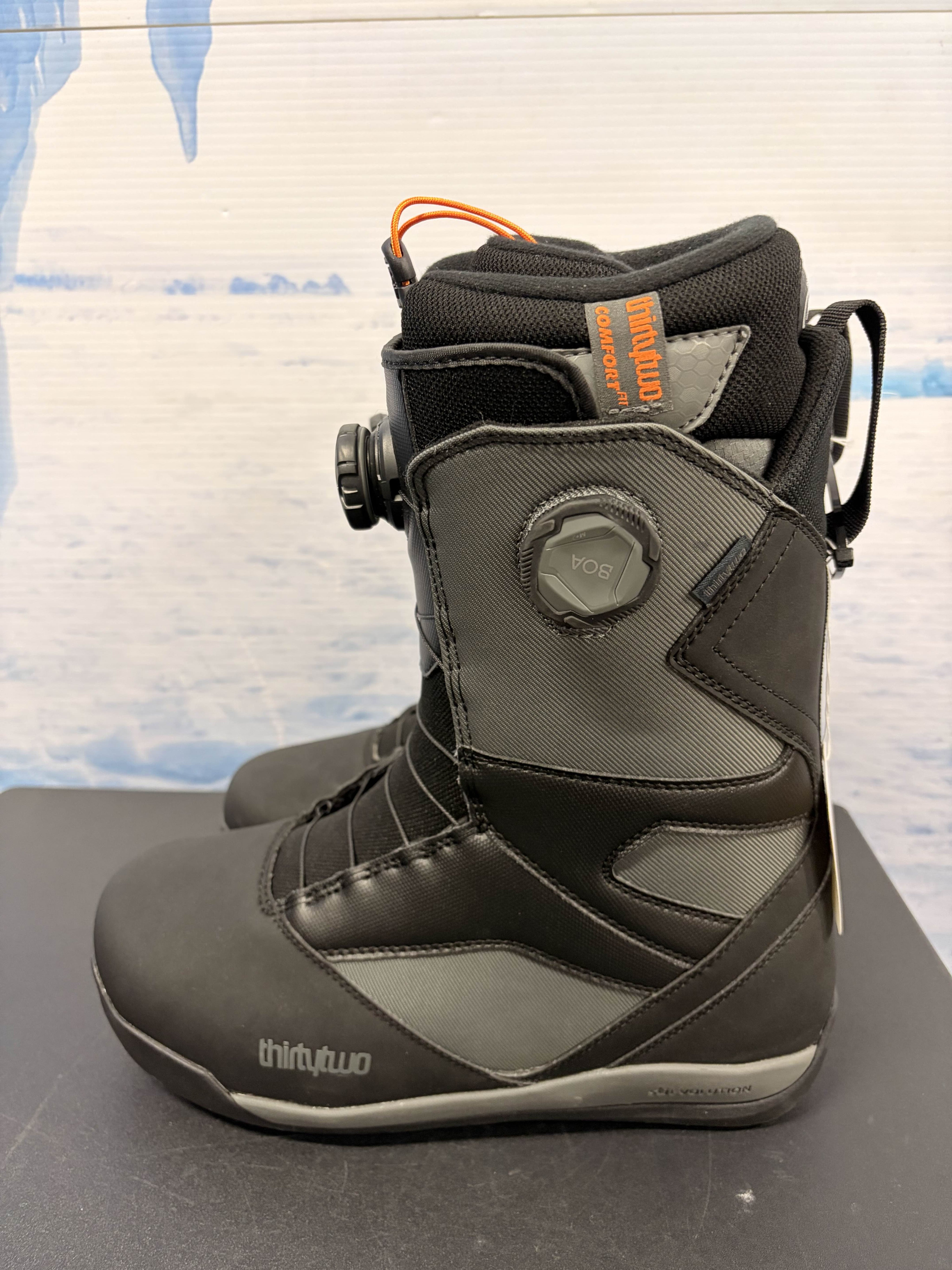Lightly Used 2026 Thirtytwo Stw Db Black/Gray Men's Snowboard Boot - 9.0M US