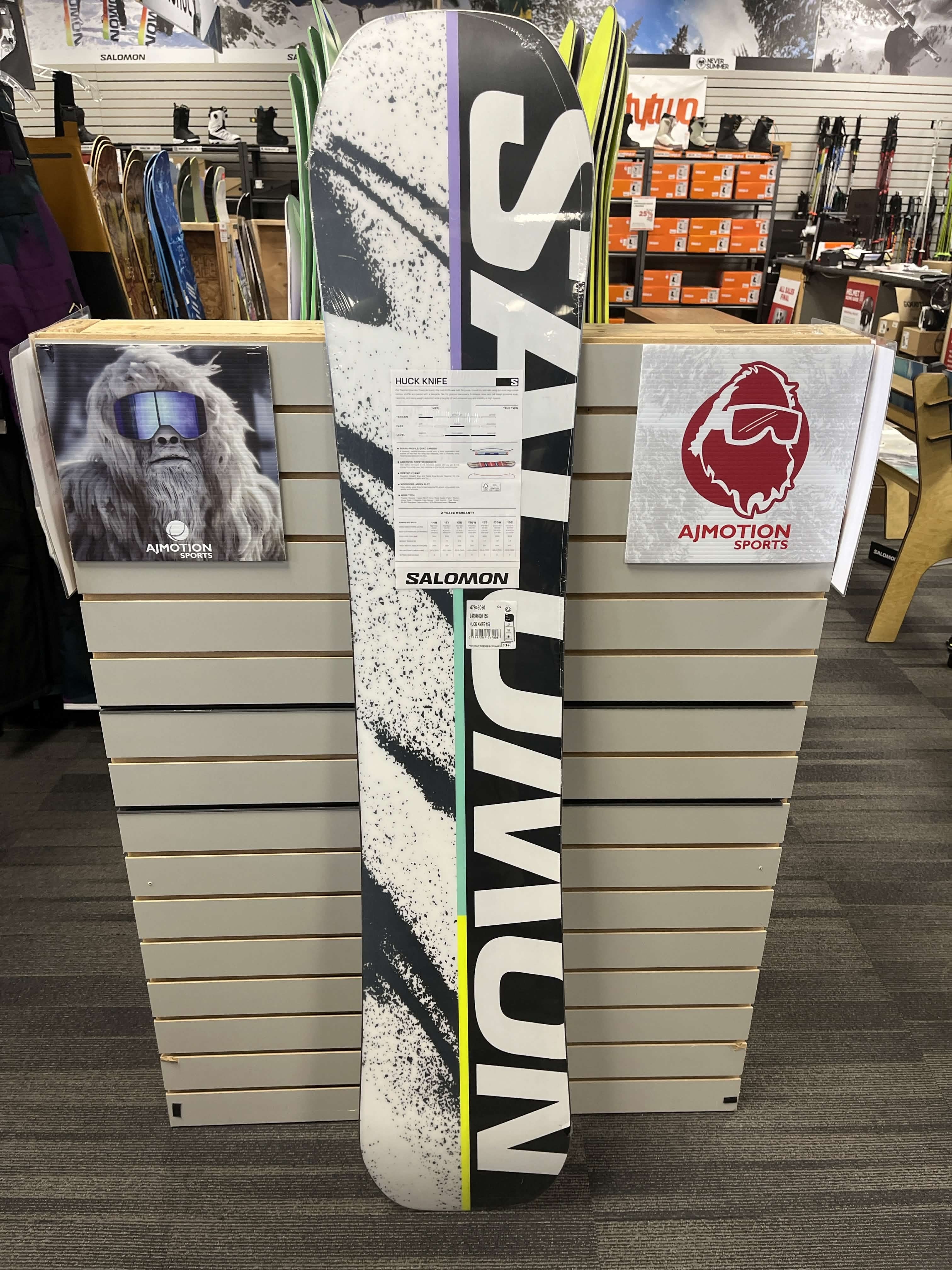 Salomon Huck Knife 156cm Snowboard -  Lightly Used (2026)