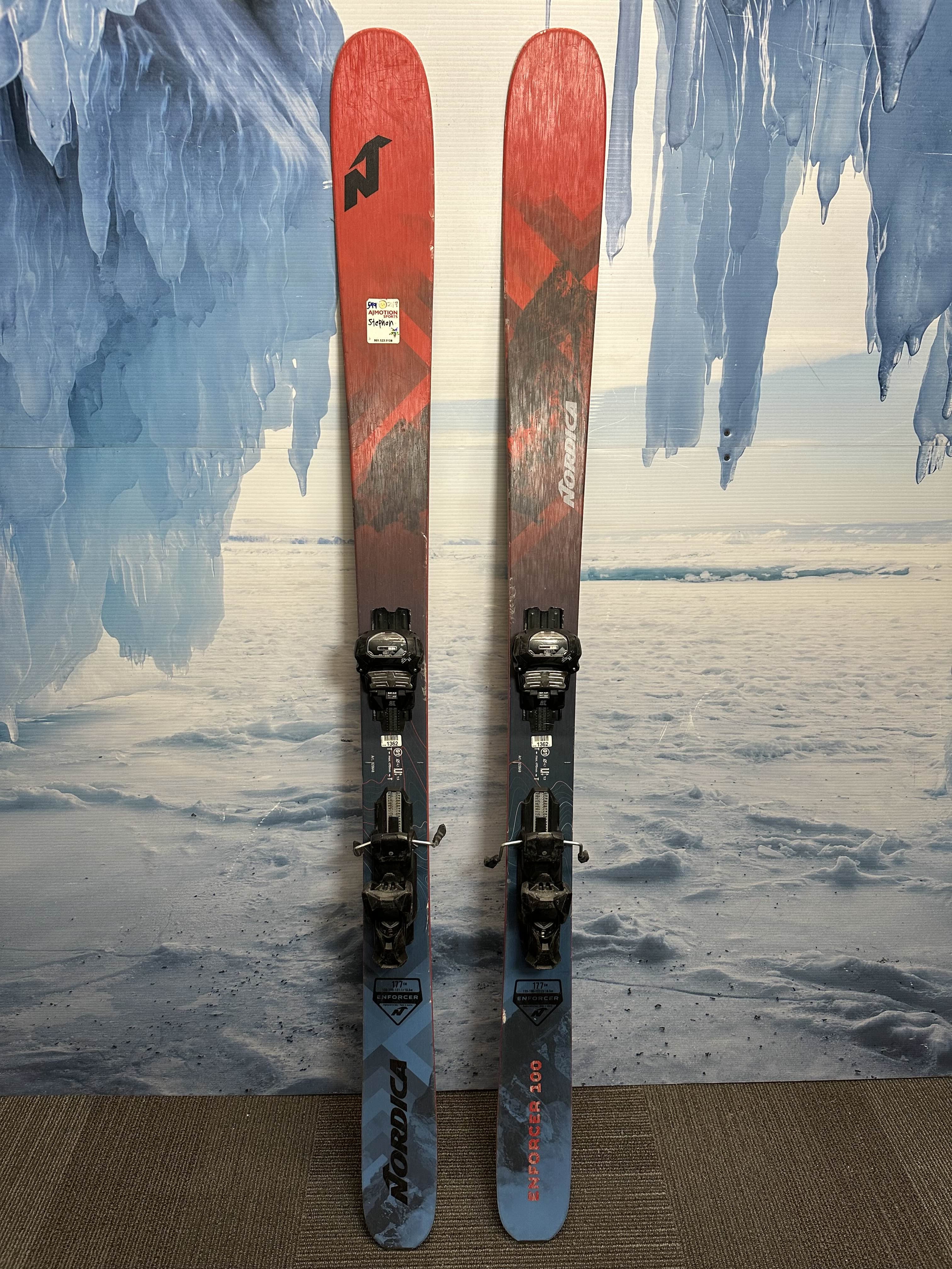 Used Nordica Enforcer 177cm w/ Attack Rental Binding