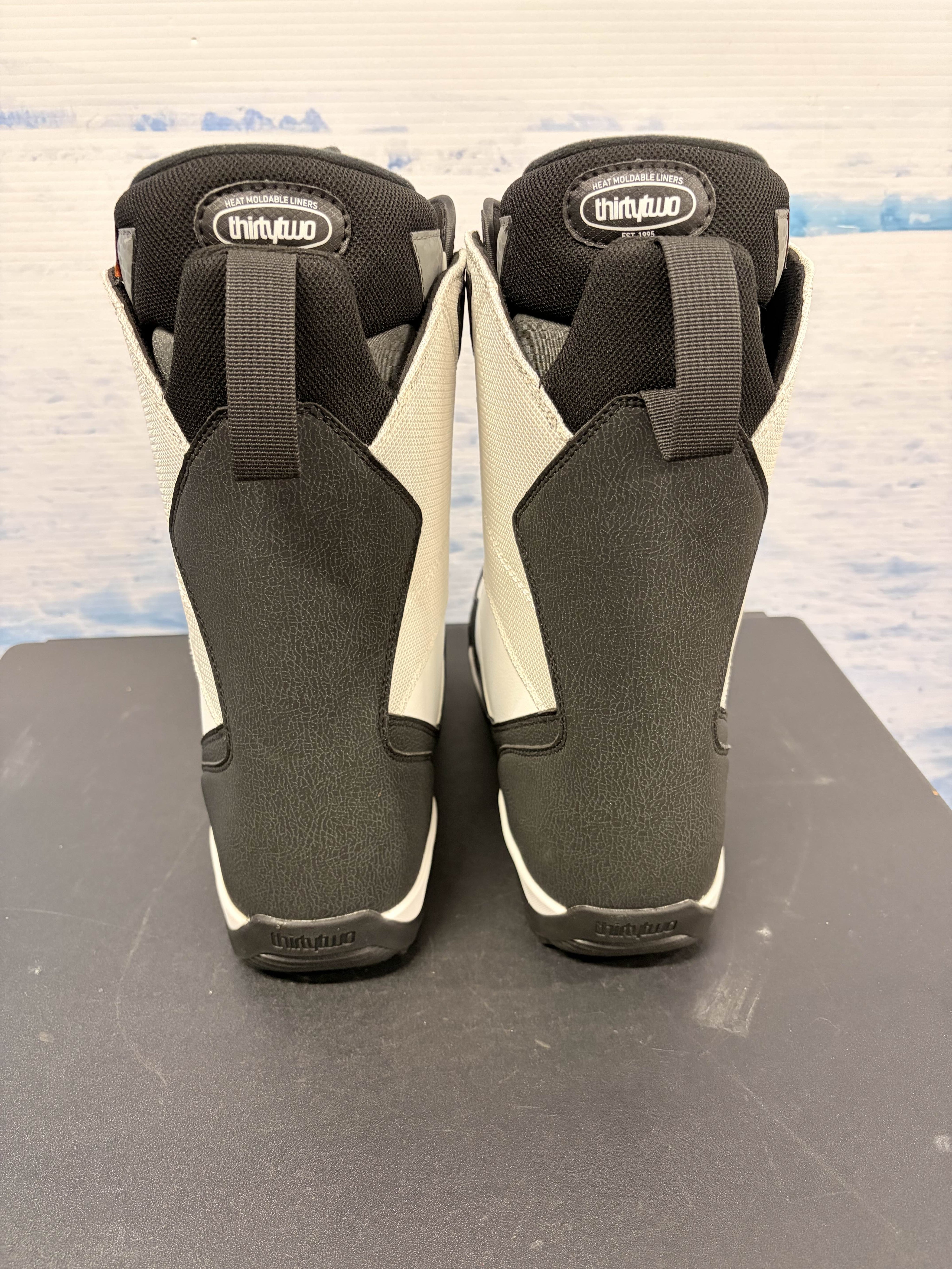 Lightly Used 2026 Thirtytwo Shifty Boa Black/white Men's Snowboard Boot - 9.0M US