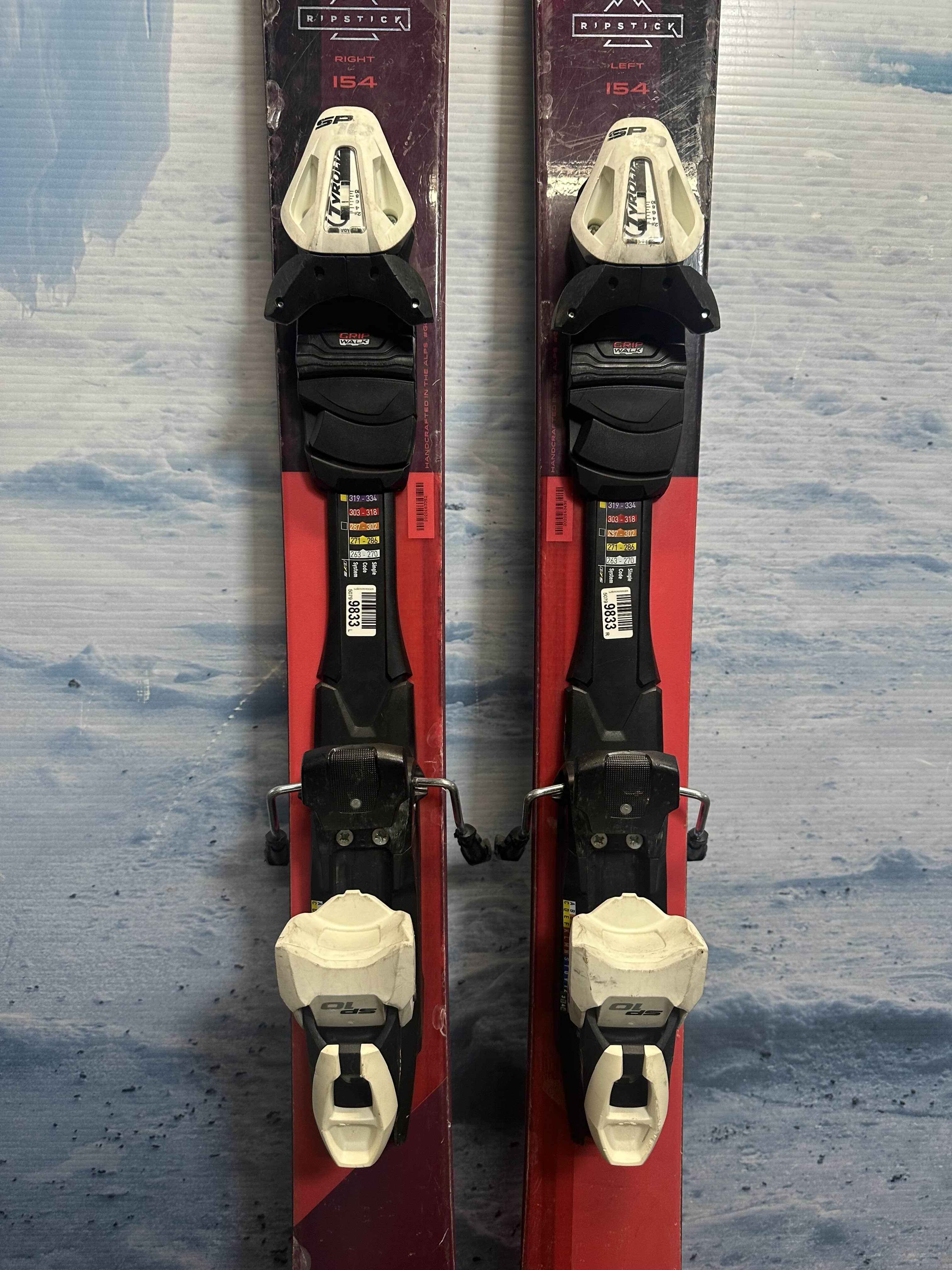 Used Elan Ripstrick 154cm w/ Tyrollia SP 10 Bindings