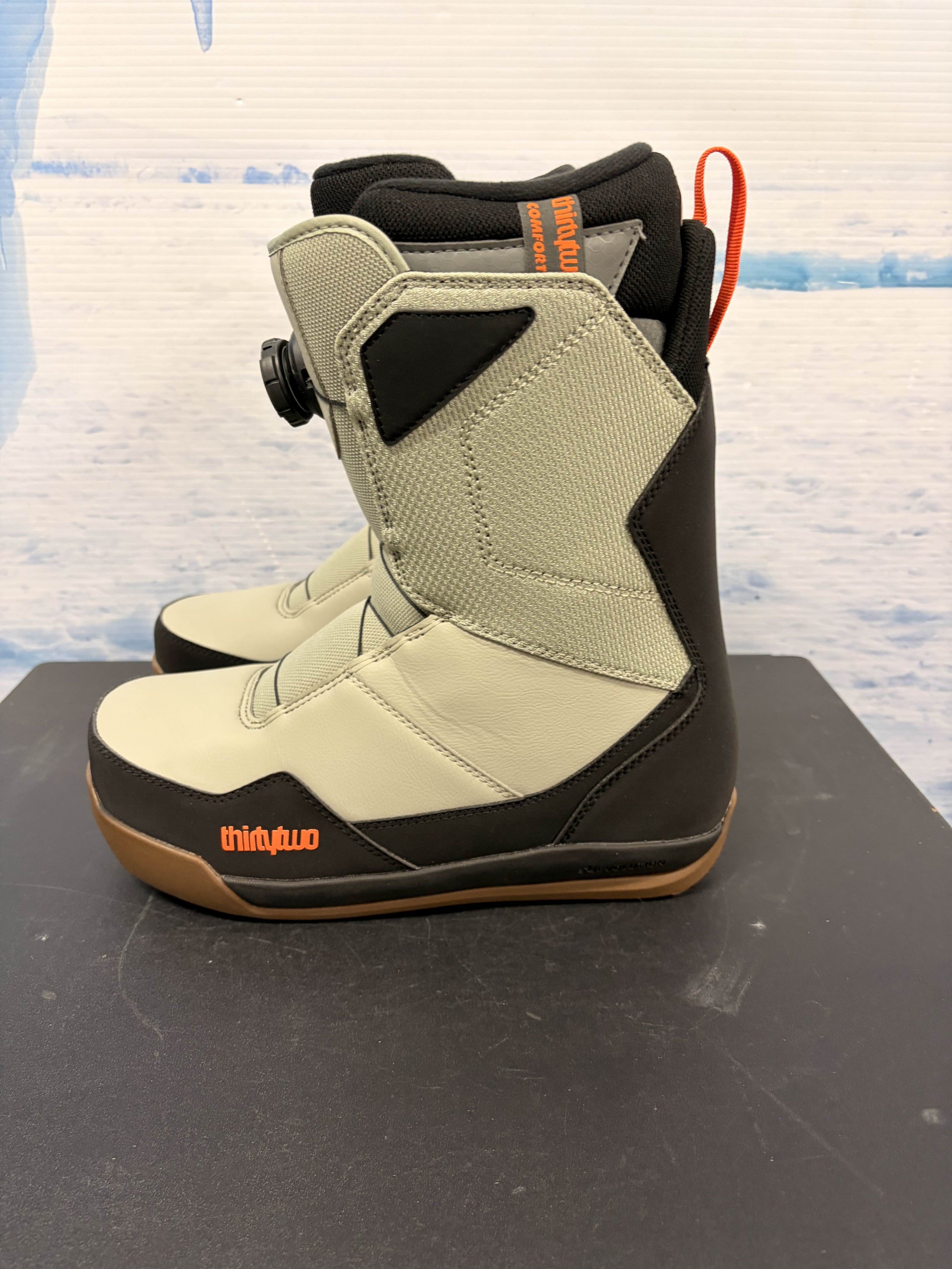 Lightly Used 2026 Thirtytwo Shifty Boa Black/gray/gum Men's Snowboard Boot - 9.0M US