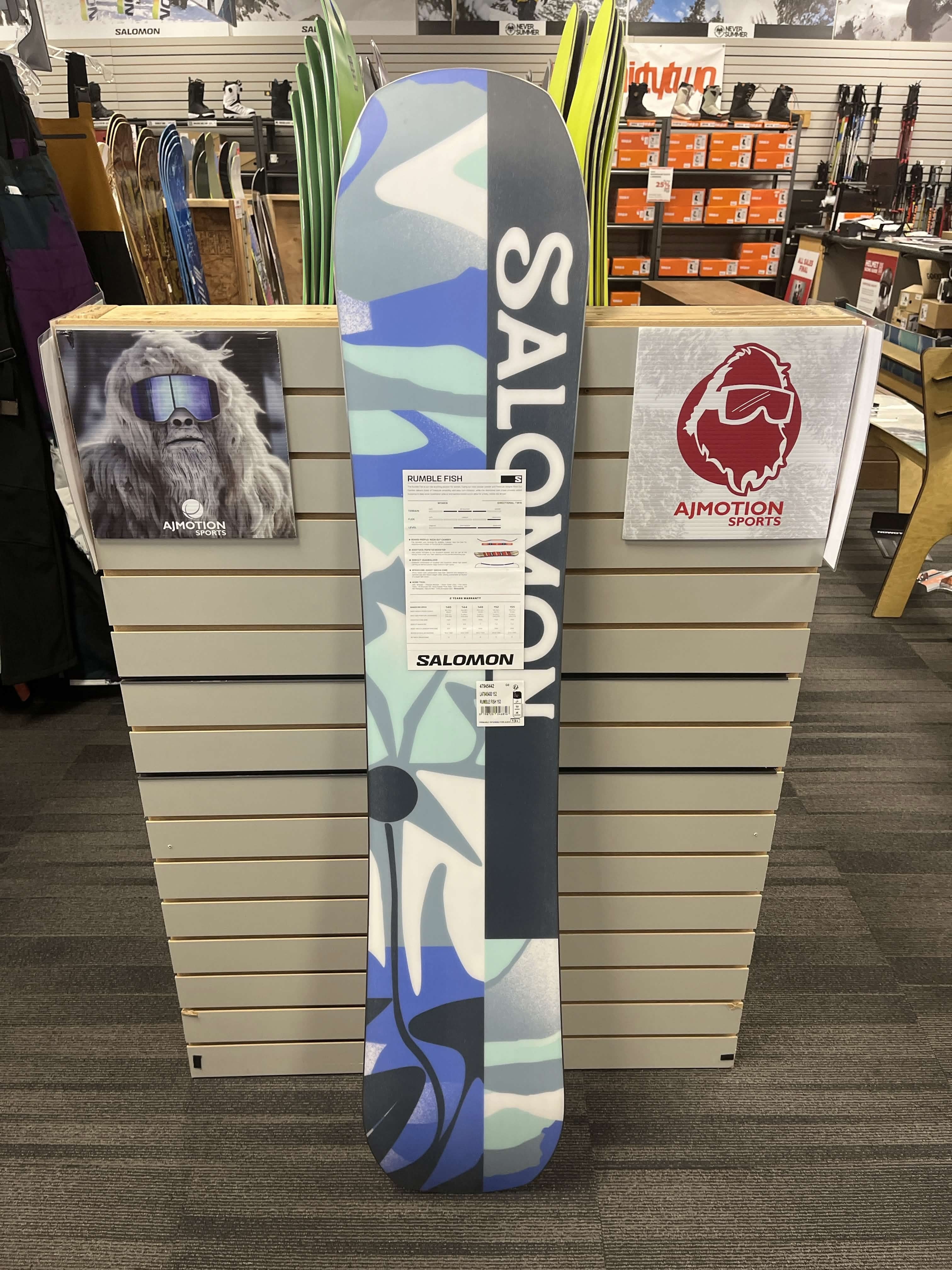 Salomon Rumblefish 152cm Snowboard - Used (2026)