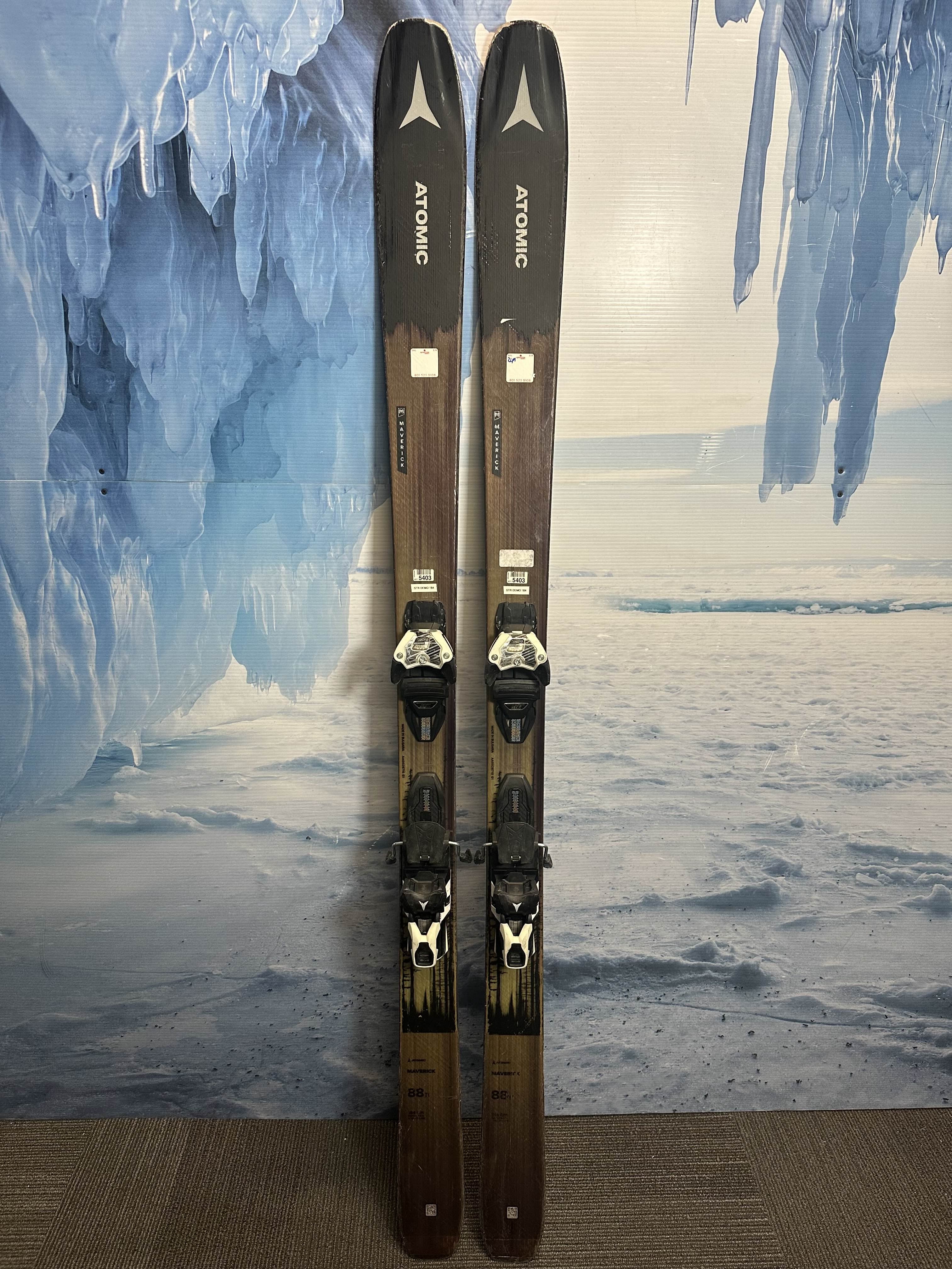 Used Atomic Mavrick 184cm w/ Warden MNC Bindings