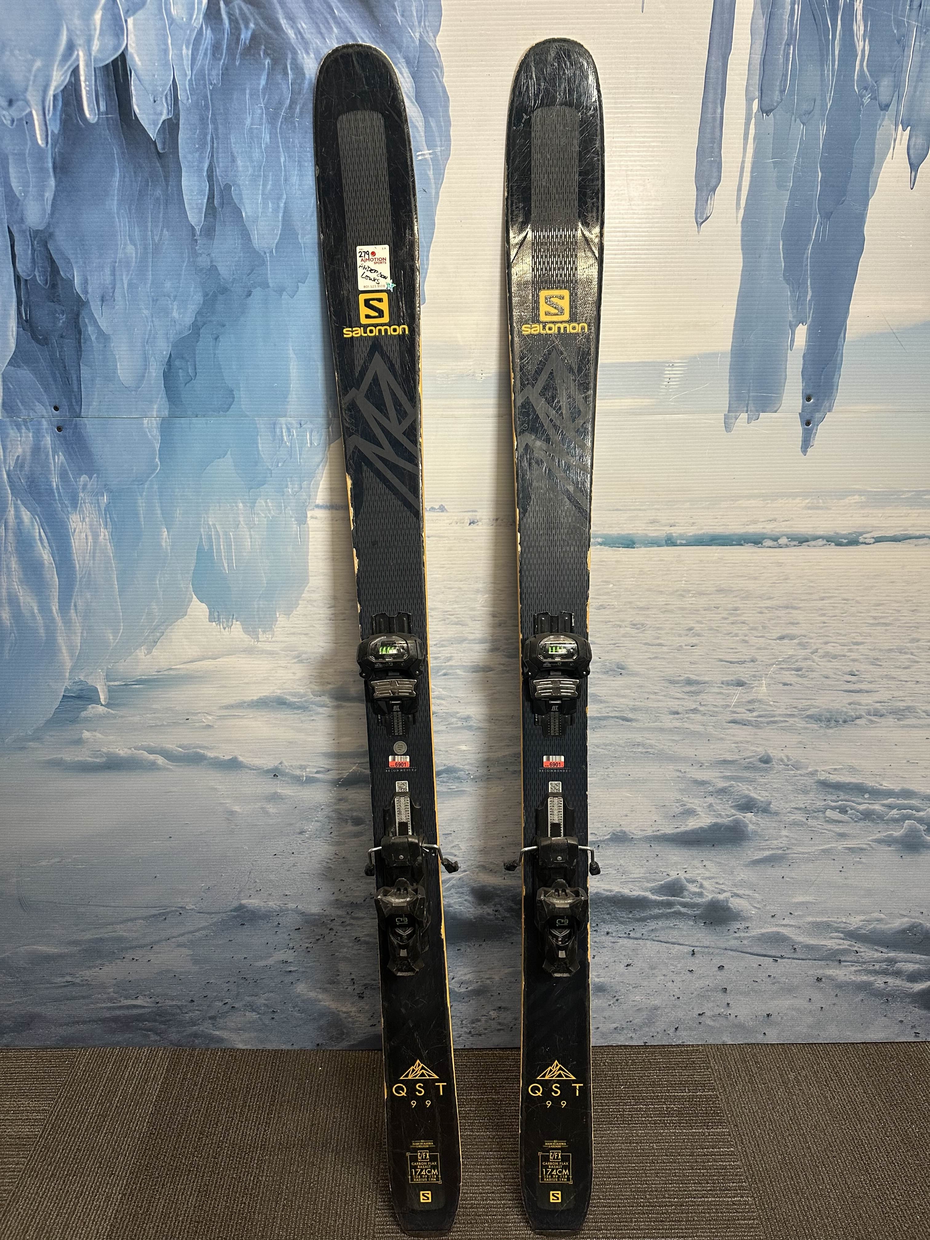 Used Salomon QST 174cm w/ Warden MNC Bindings