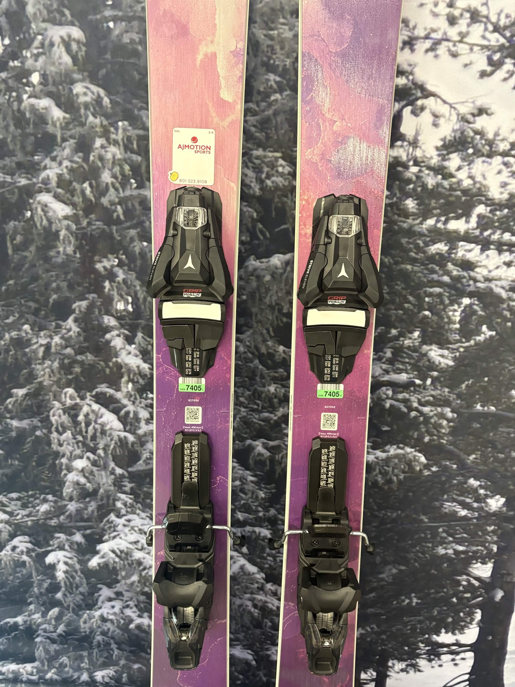 New 2027 Blizzard Black Pearl 94 158cm Skis w/ Atomic NR Strive 11 GW ATO Demo Binding