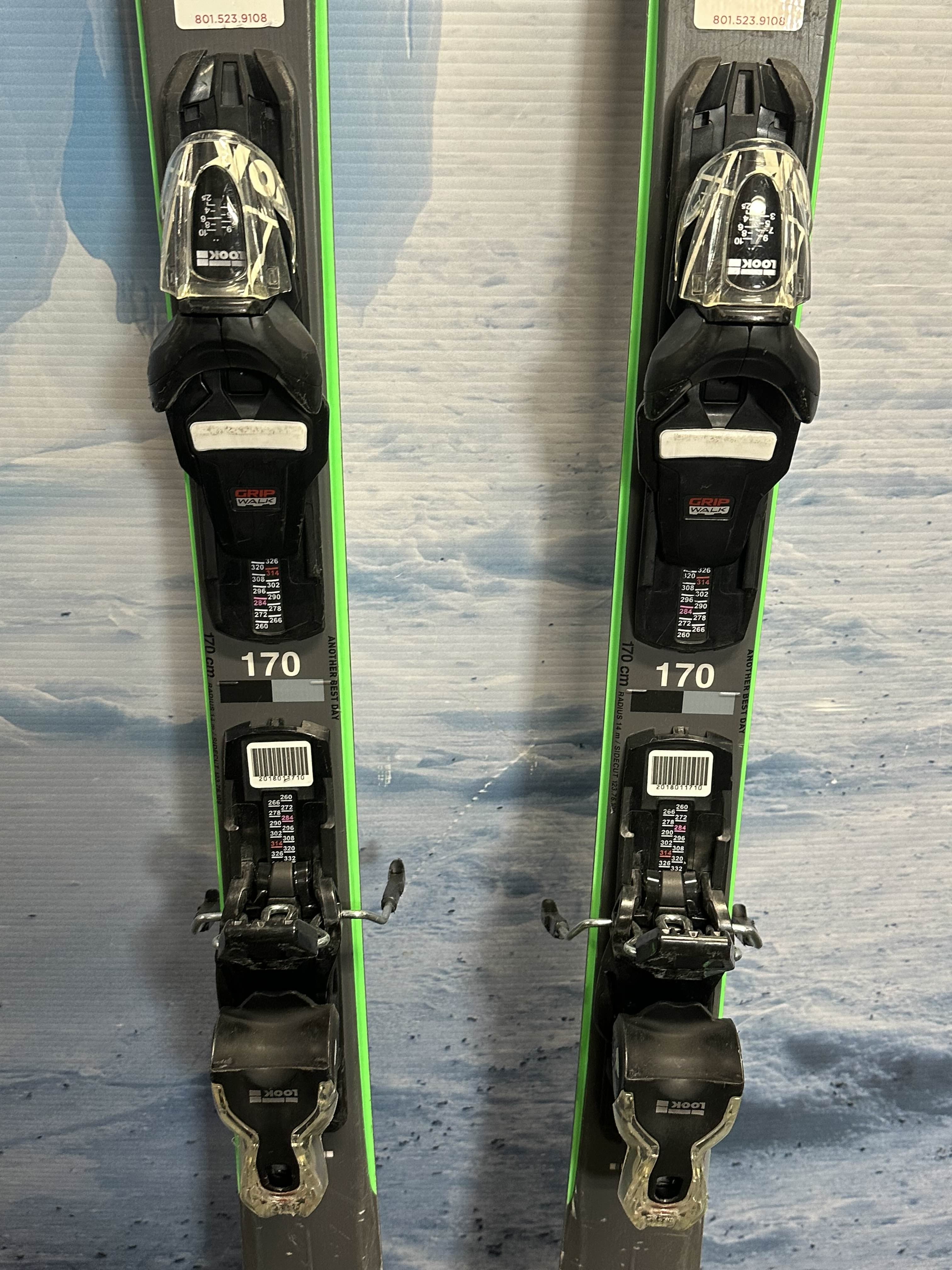 Used Rossignol Experience 170cm w/ Look Rental Binding