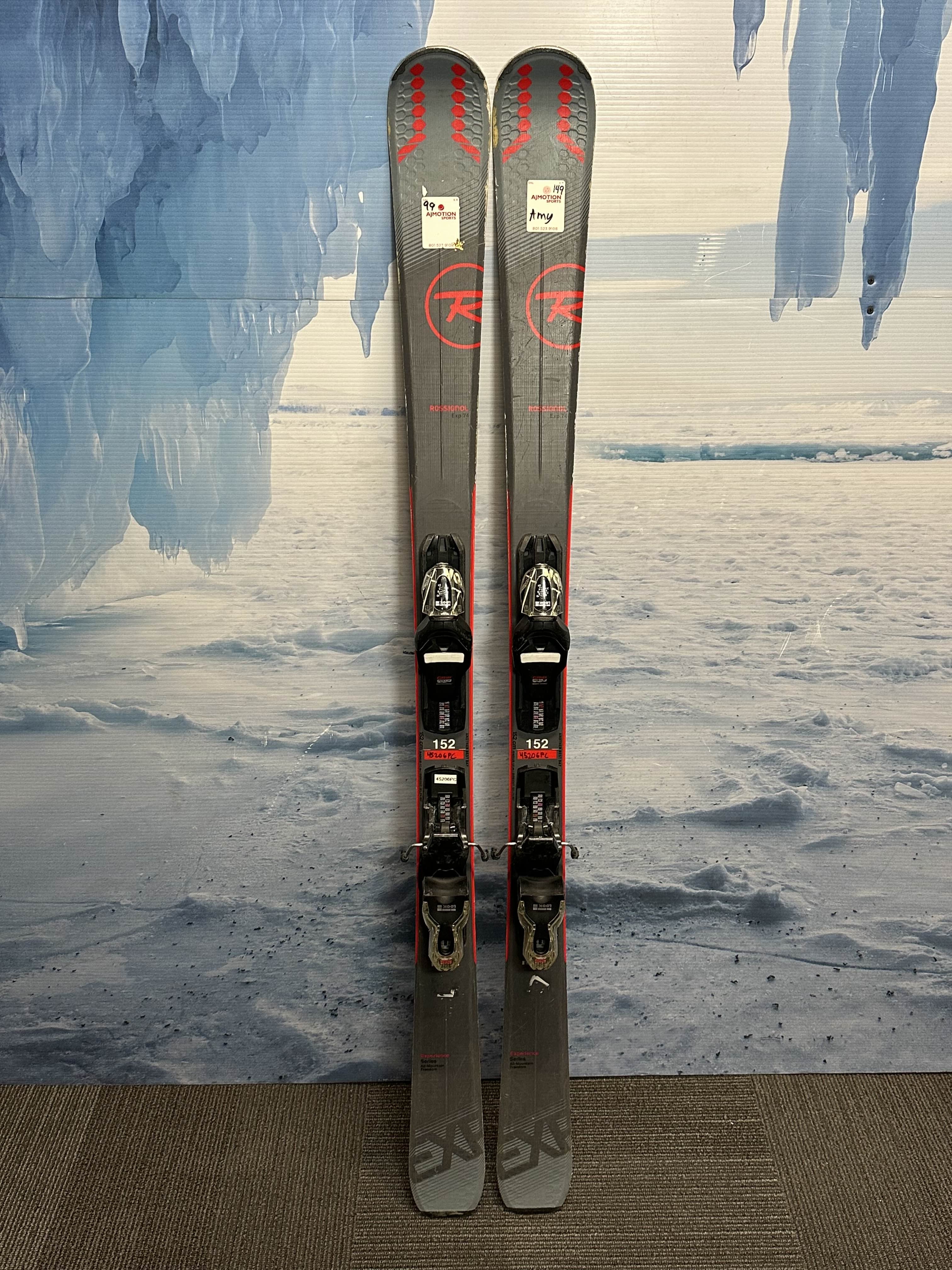 Used Rossignol Experience 152cm w/ Look Rental Binding