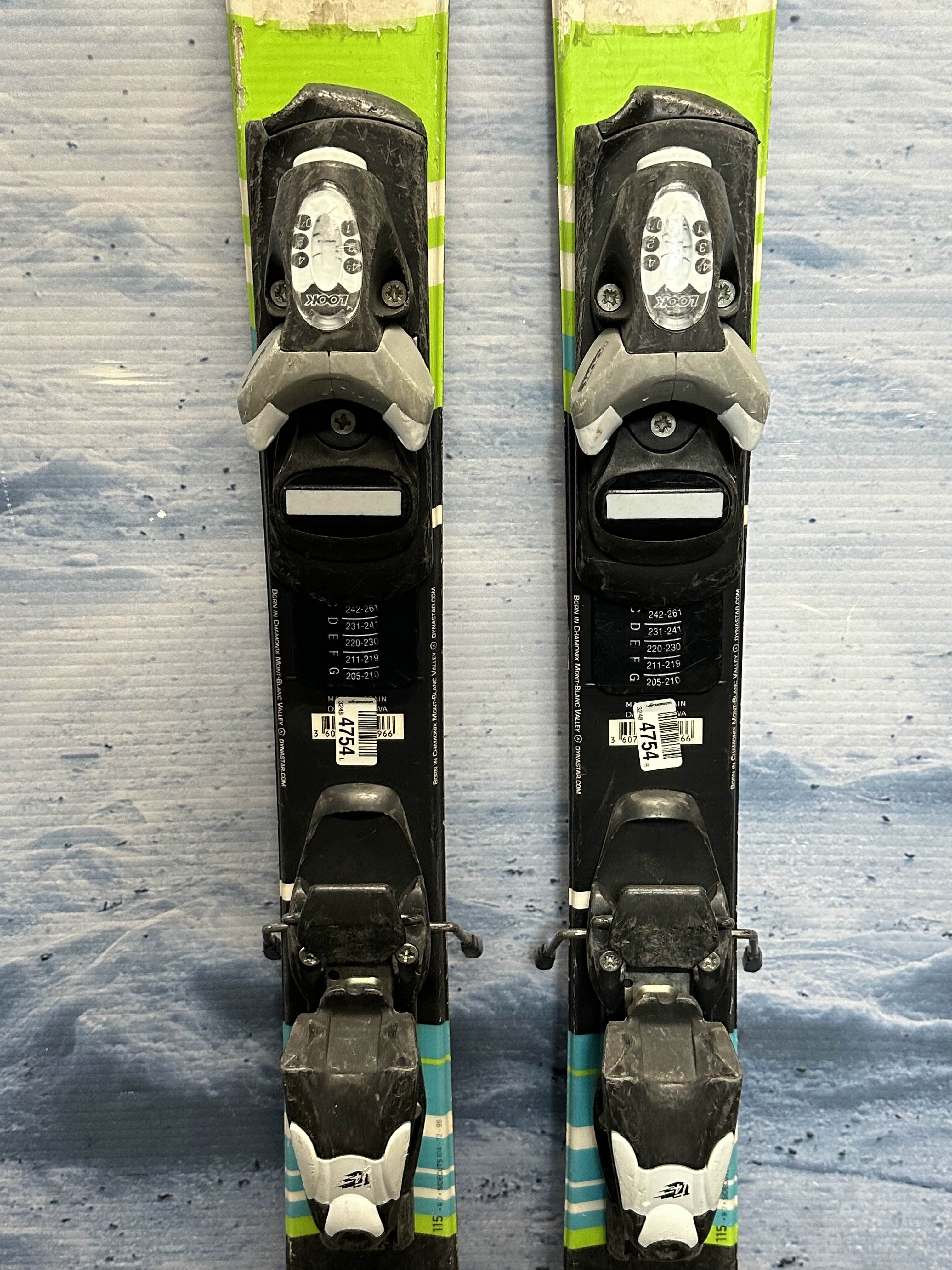 Used Dynastar Serial Team 115cm w/ Look Bindings