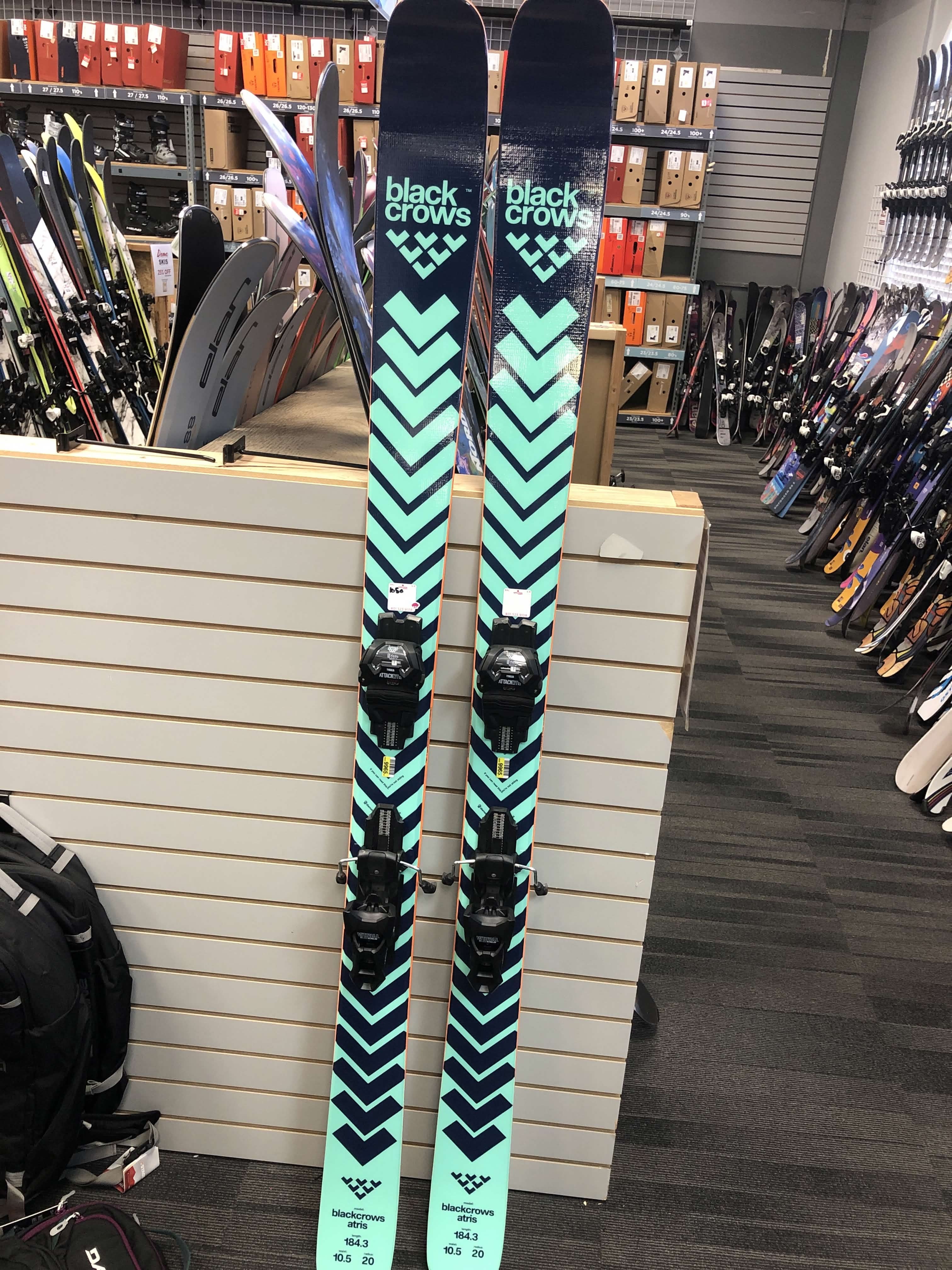 Black Crows Atris 184cm Skis w/ ATOMIC NR Strive 13 GW Demo Binding - Lightly Used