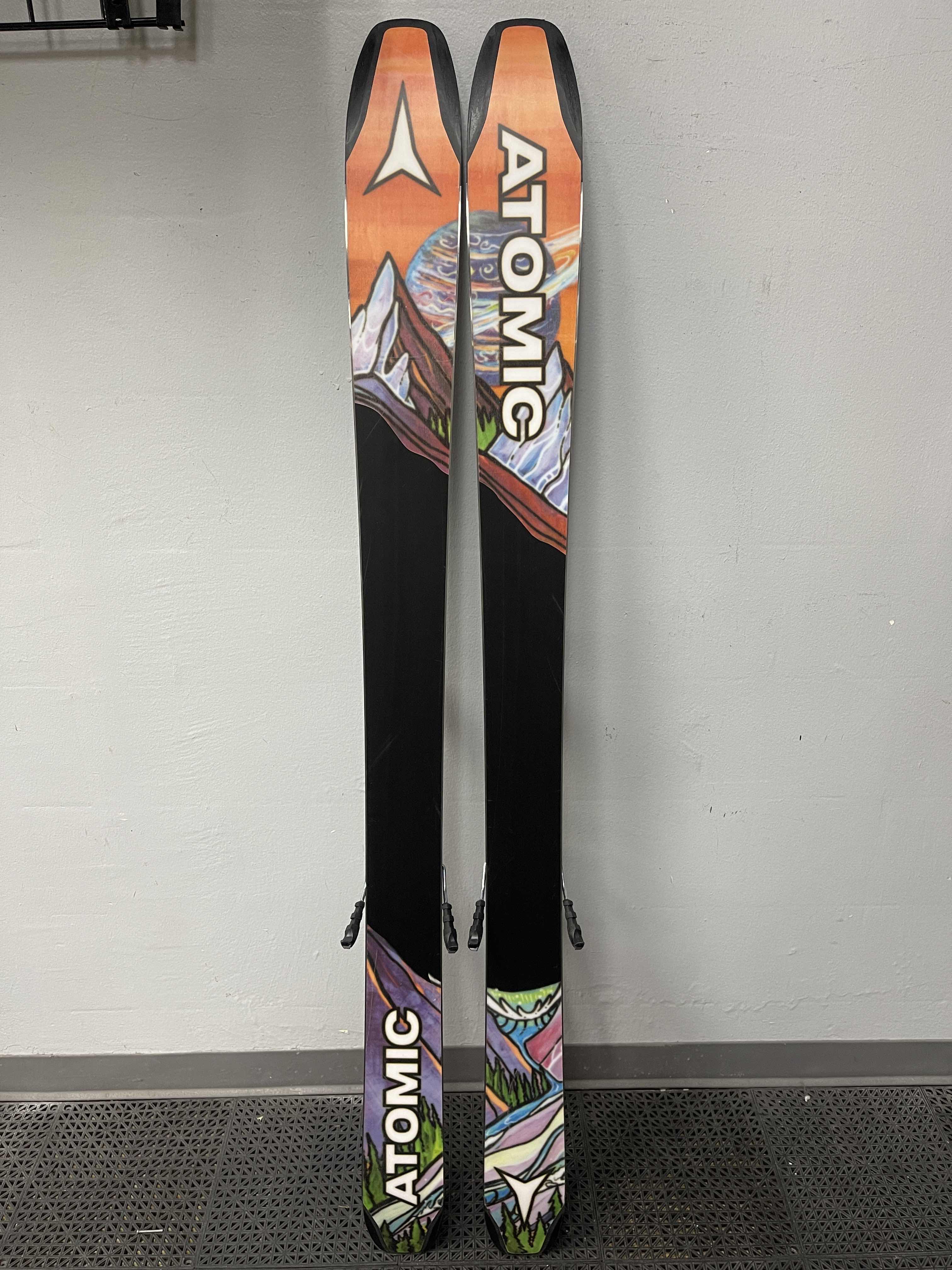 Used Atomic Bent Chetler 164cm Skis w/ Tyrolia Attack 14 Adjustable Bindings