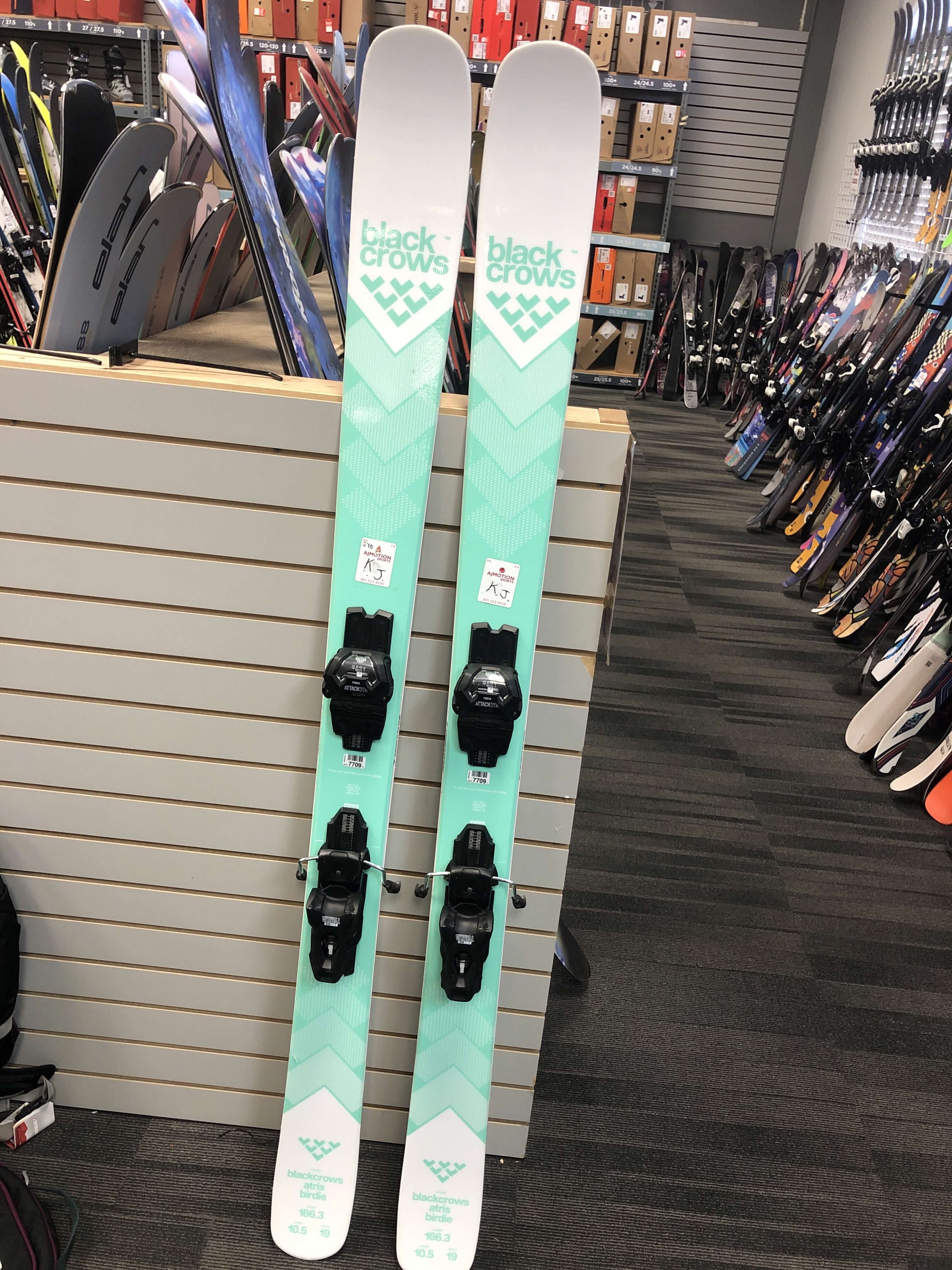 Black Crows Atris Birdie 166cm Skis w/ TYROLIA Attack LYT 11 GW Demo Binding - Lightly Used