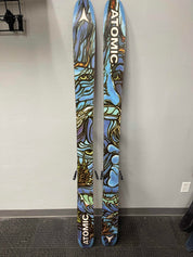 Used Atomic Bent Chetler 180 cm Skis w/ Tyrolia Attack 14 Adjustable Binding