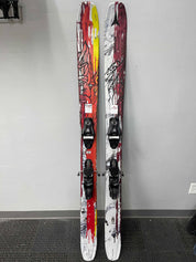 Used Atomic Bent Chetler 172 cm Skis w/ Atomic Strive 13 Adjustable Bindings