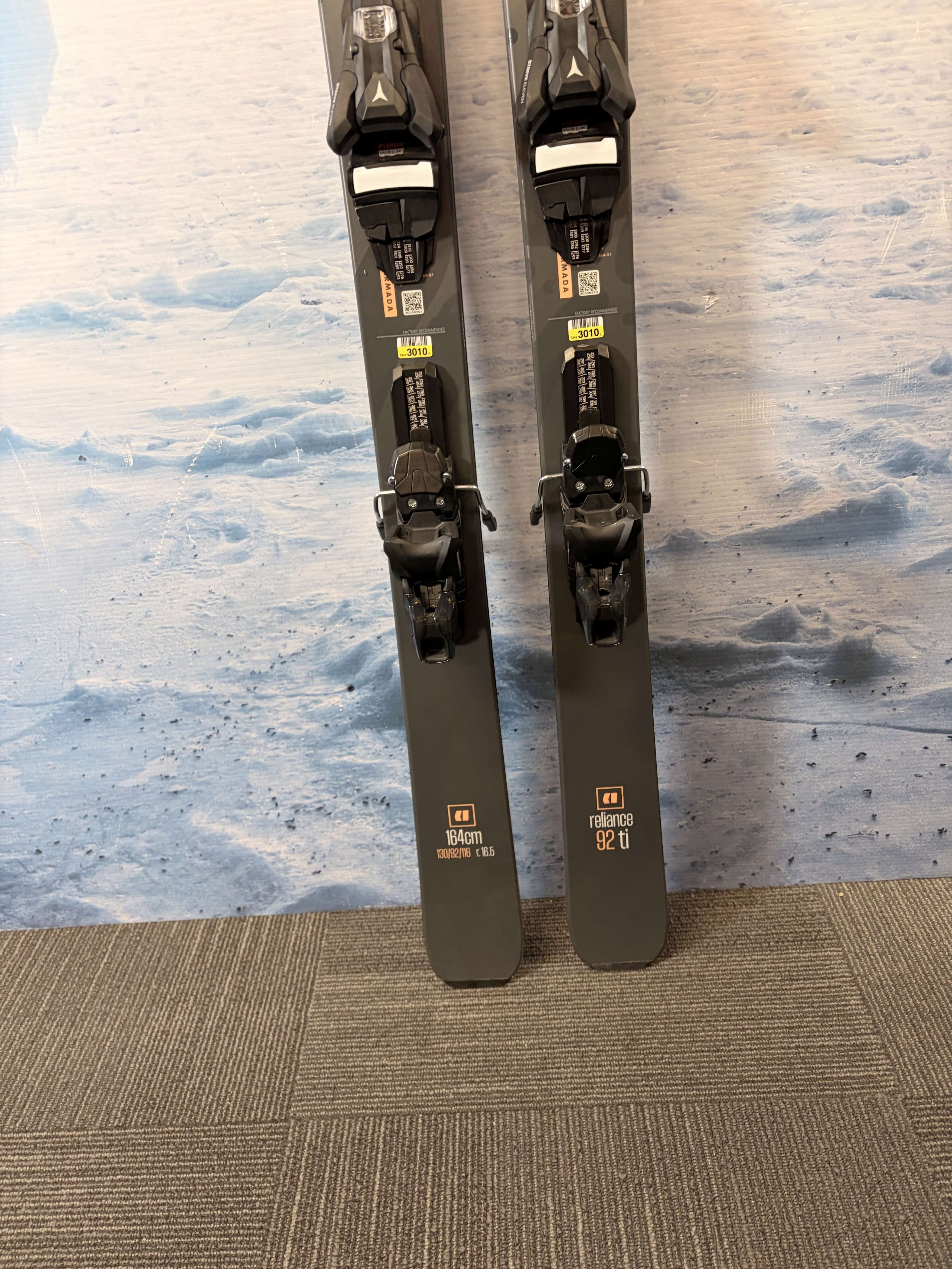 Armada Reliance 92 Ti 164cm Skis w/ ATOMIC NR Strive 11 GW Demo Binding - Used (2026)