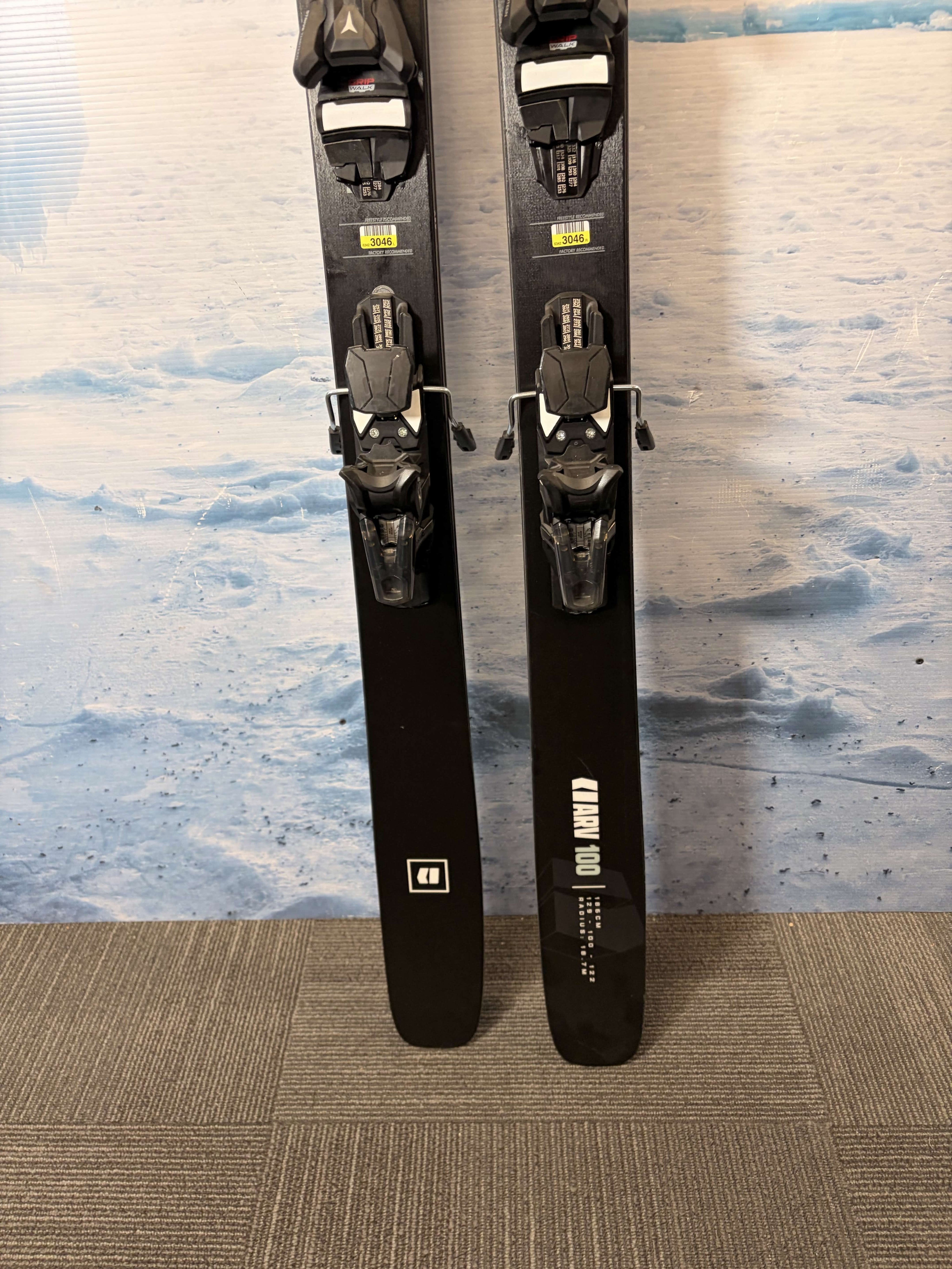 Armada ARV 100 186cm Skis w/ ATOMIC NR Strive 13 GW Demo Binding - Used (2026)