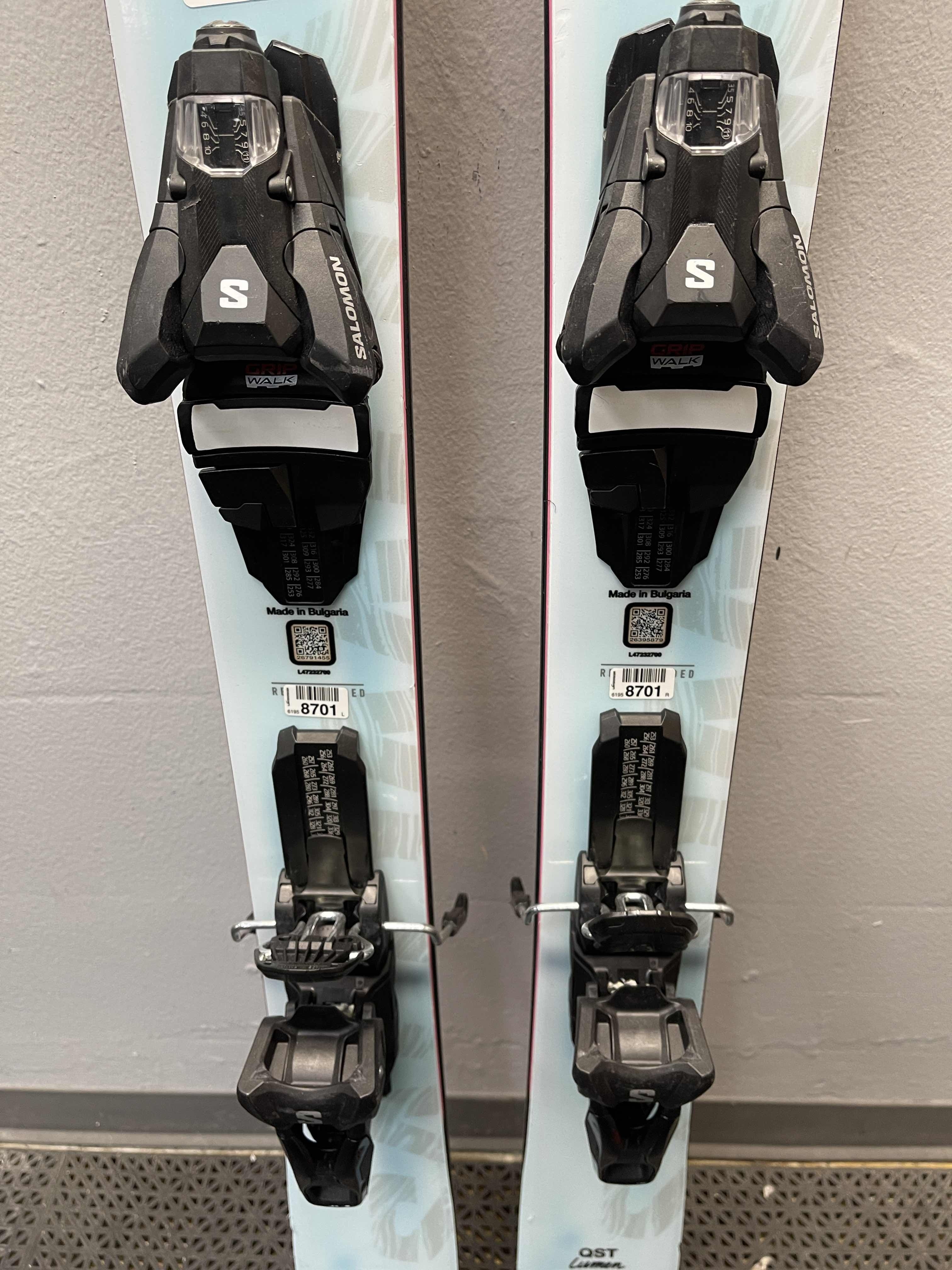 Used Salomon QST Lumen 98 160cm w/ Salomon Strive 11 Adjustable Bindings