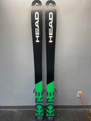 Used Head Kore 105 171cm Skis w/ Tyrolia Attack 13 Adjustable Binding