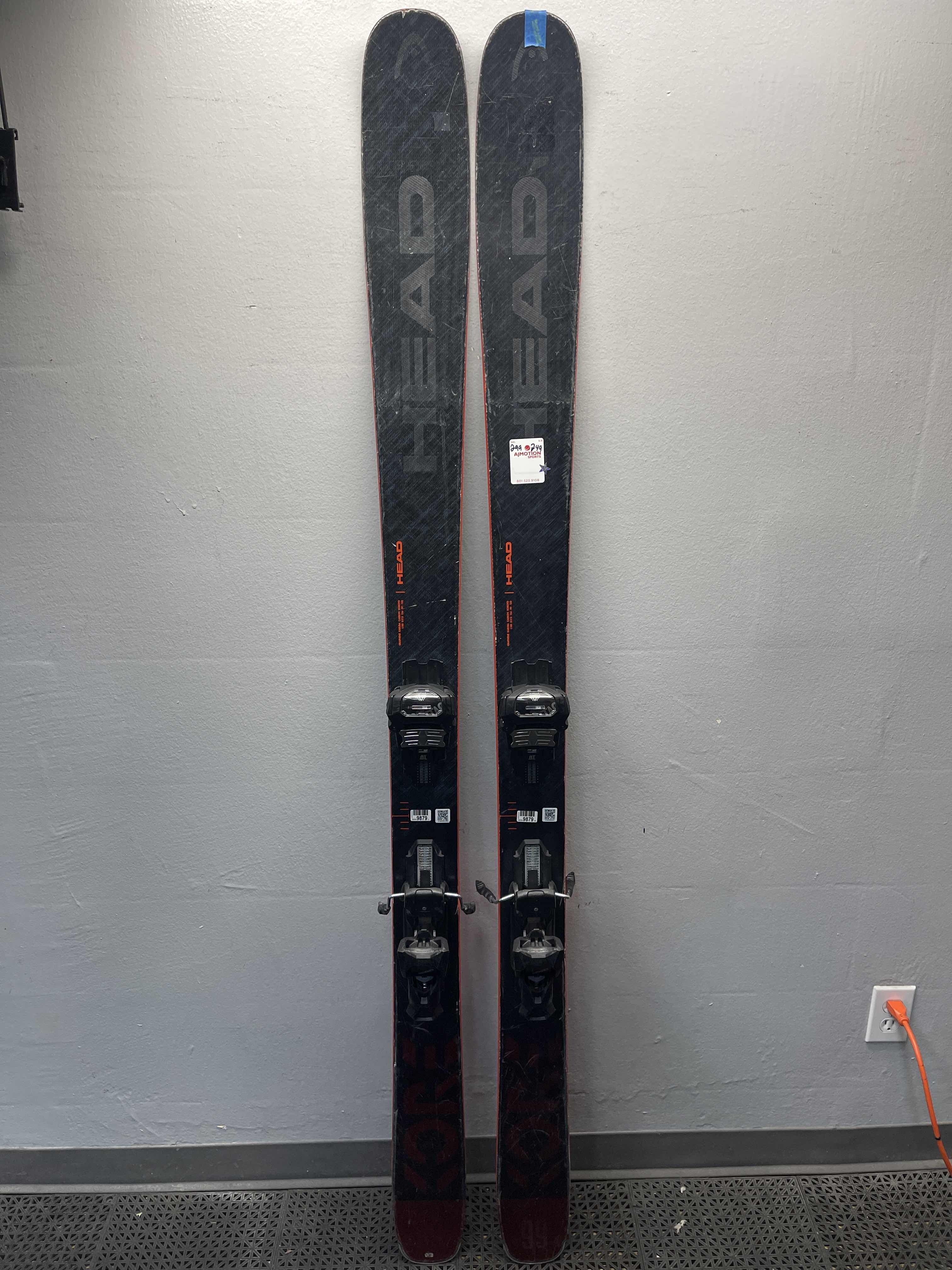 Used Head Kore 99 180cm Skis w/ Tyrolia Attack 13 Adjustable Binding