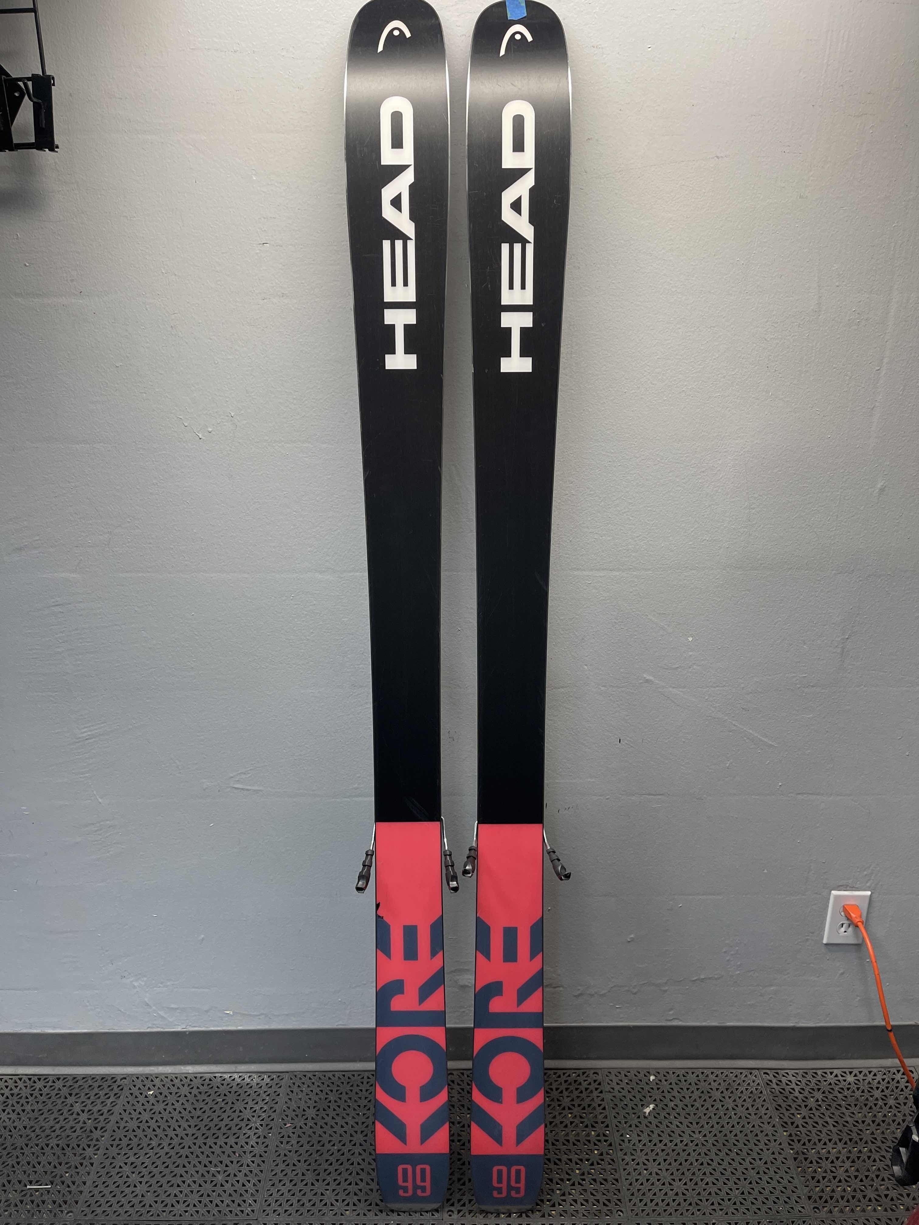 Used Head Kore 99 180cm Skis w/ Tyrolia Attack 13 Adjustable Binding