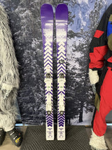 Black Crows Sato Birdie 161cm Skis w/ SALOMON M10 GW SYS SAL Demo Binding - New 2027