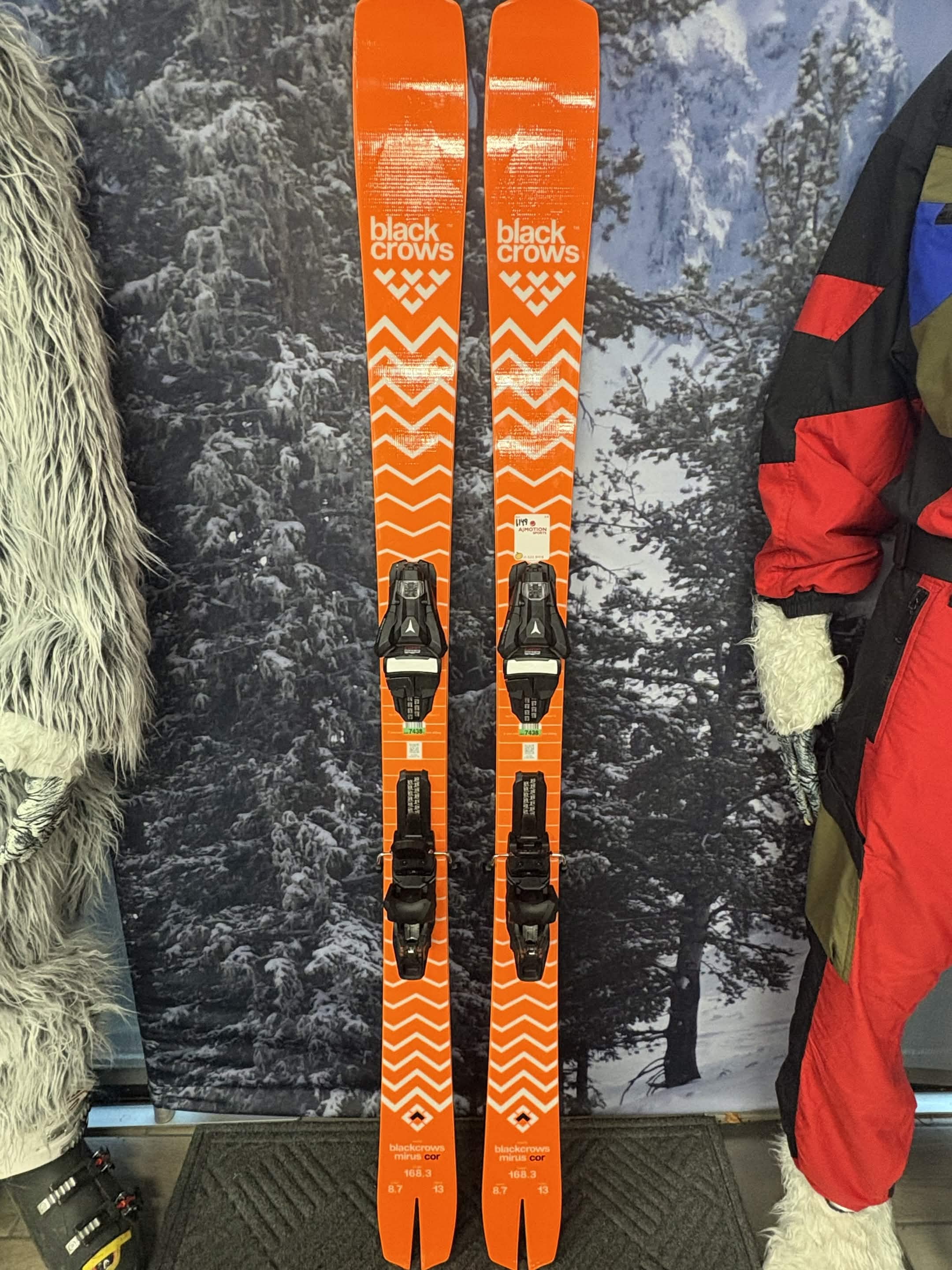Black Crows Mirus Cor 168cm Skis w/ ATOMIC NR Strive 11 GW ATO Demo Binding - New 2027