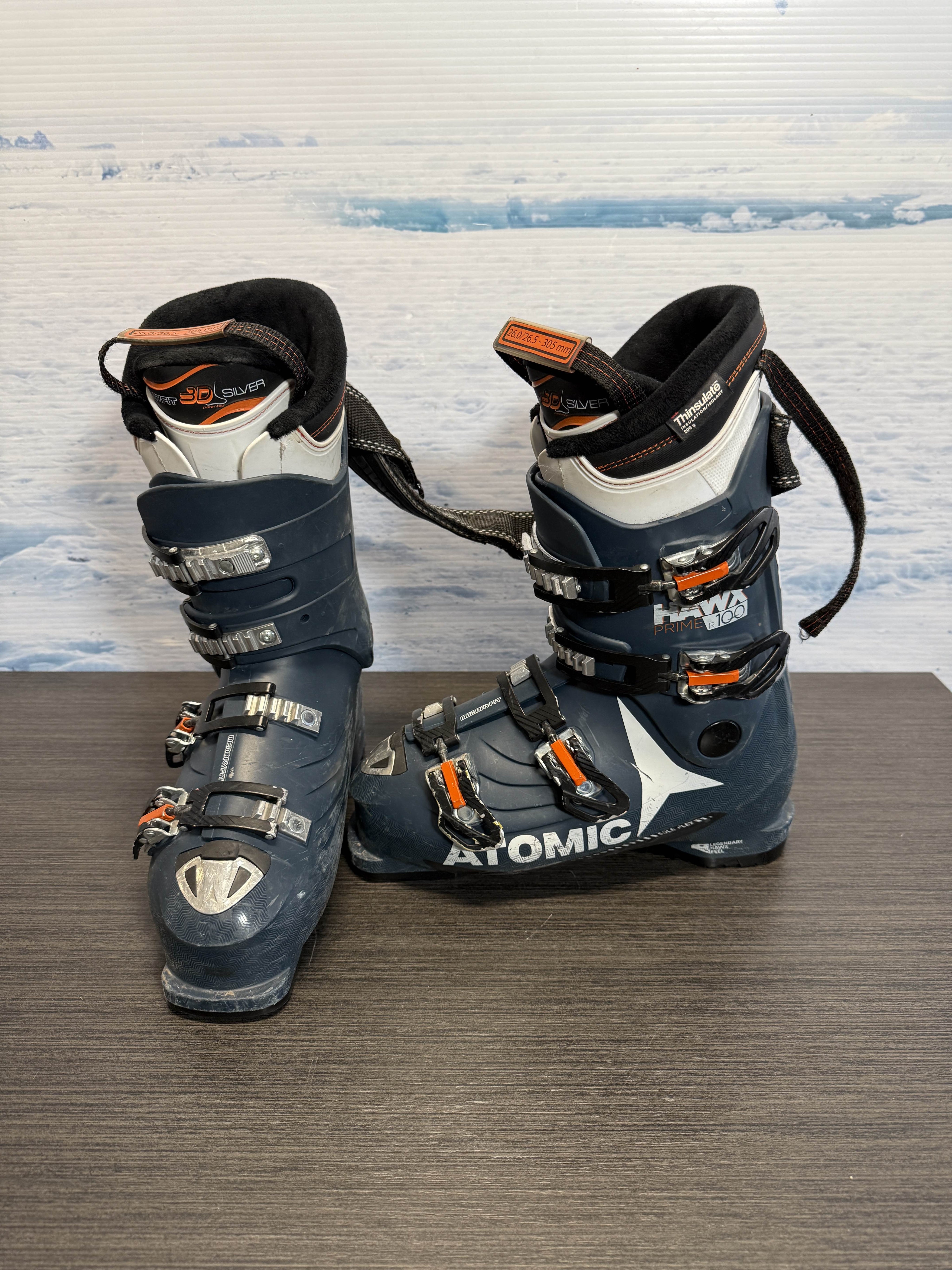 Used Atomic Hawx Prime R 100 Ski Boot - 26.5