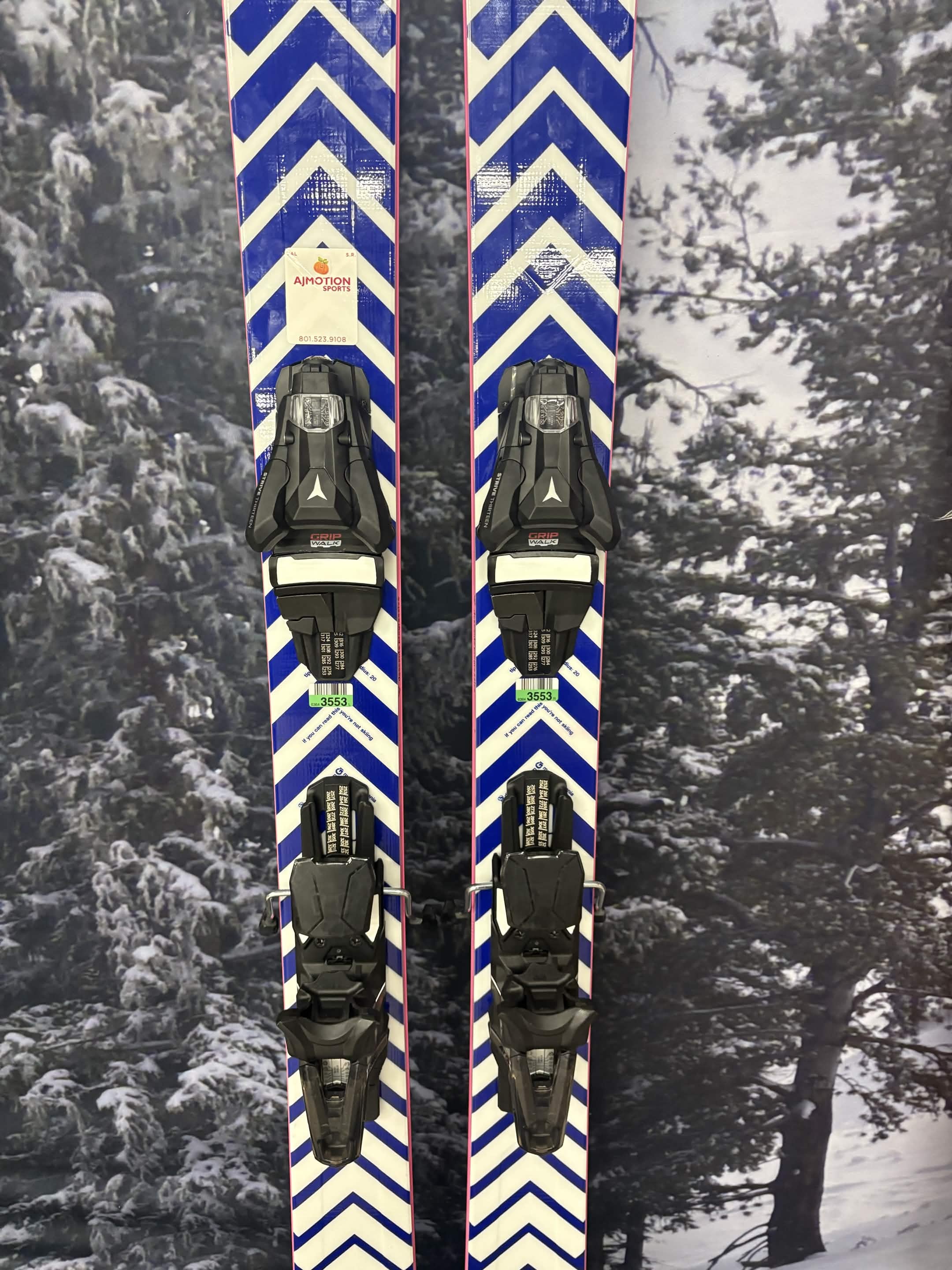 Black Crows Serpo 174cm Skis w/ ATOMIC NR Strive 13 GW ATO Demo Binding - New 2027