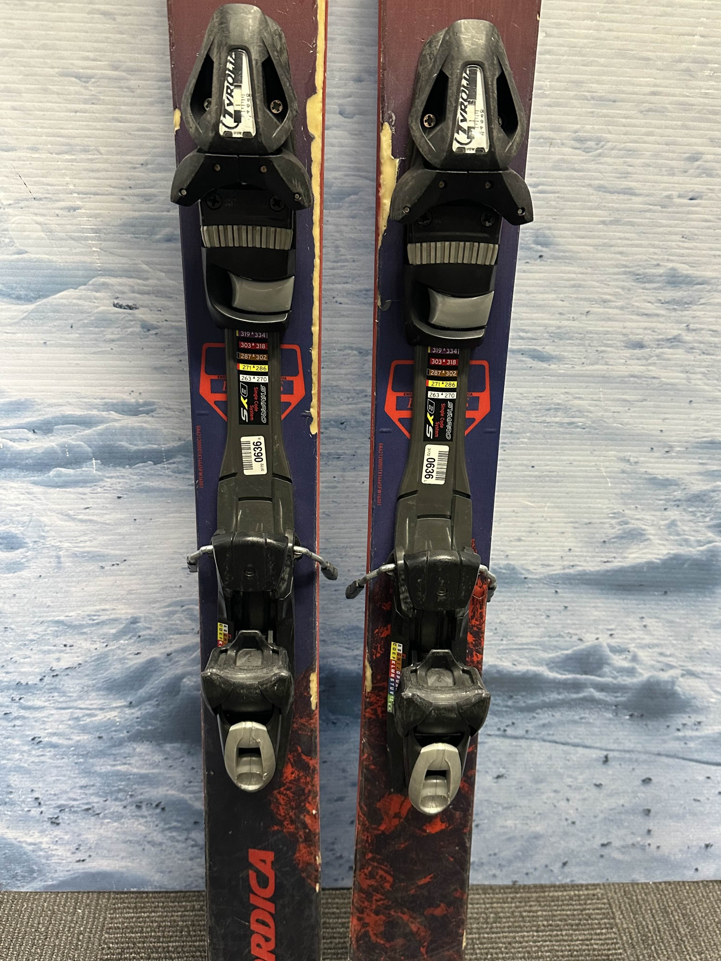 Used Nordica Enforcer 155cm w/ Tyrolia SYMPRO 10 Bindings