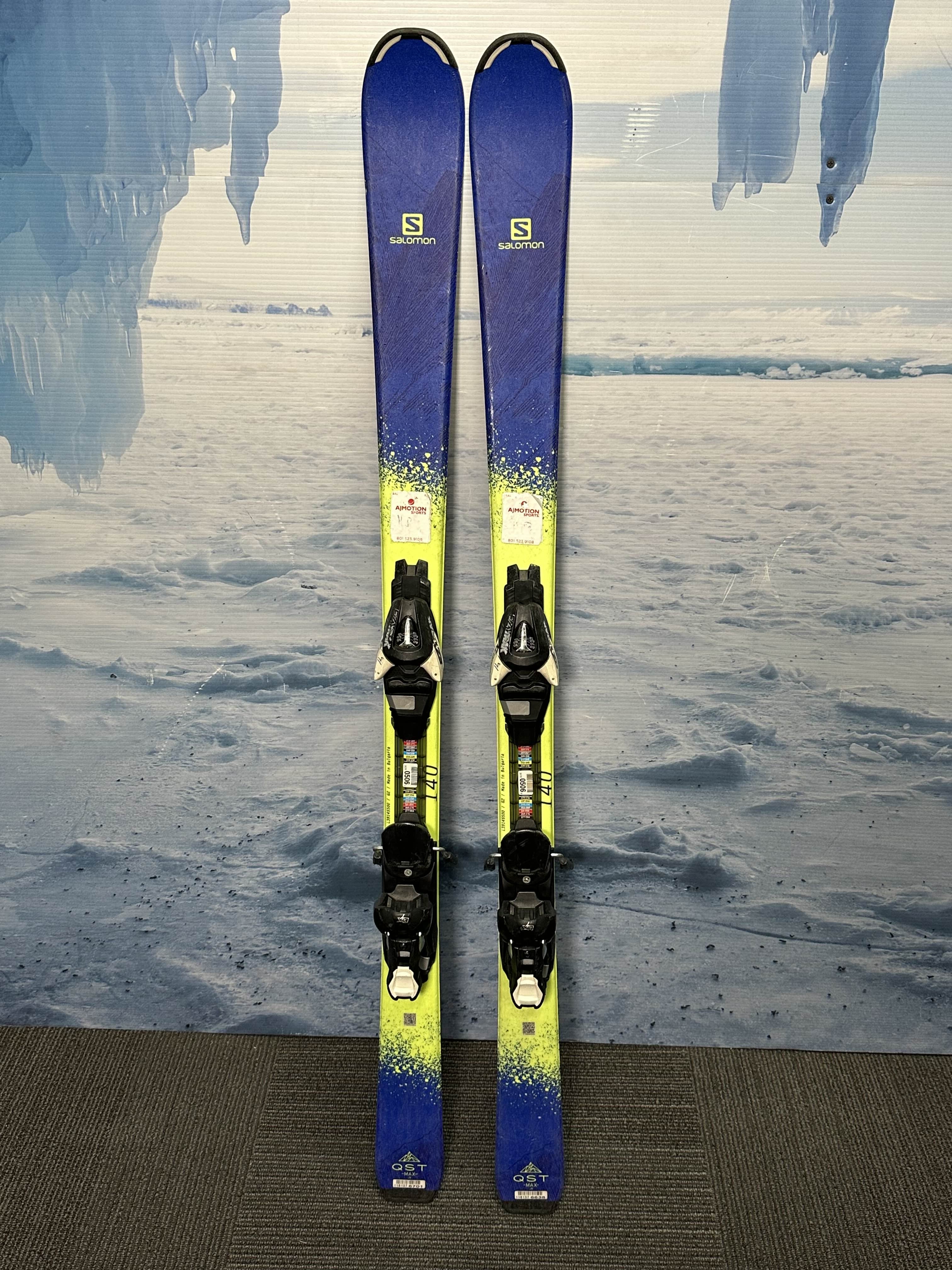 Used Salomon QST MAX JR 140cm w/ EZ TRAK Bindings