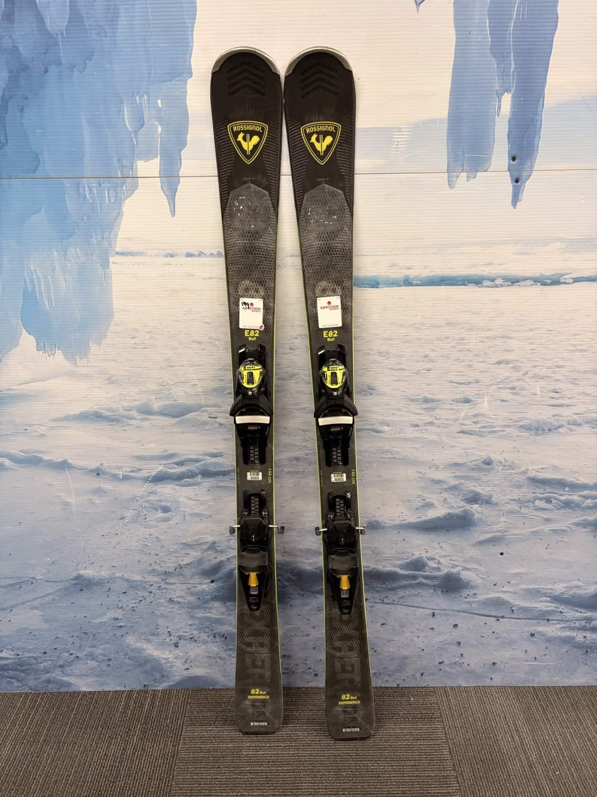 Rossignol EXP 82 Basalt 144cm Skis w/ LOOK Konnect GW Demo Binding - Used (2023)