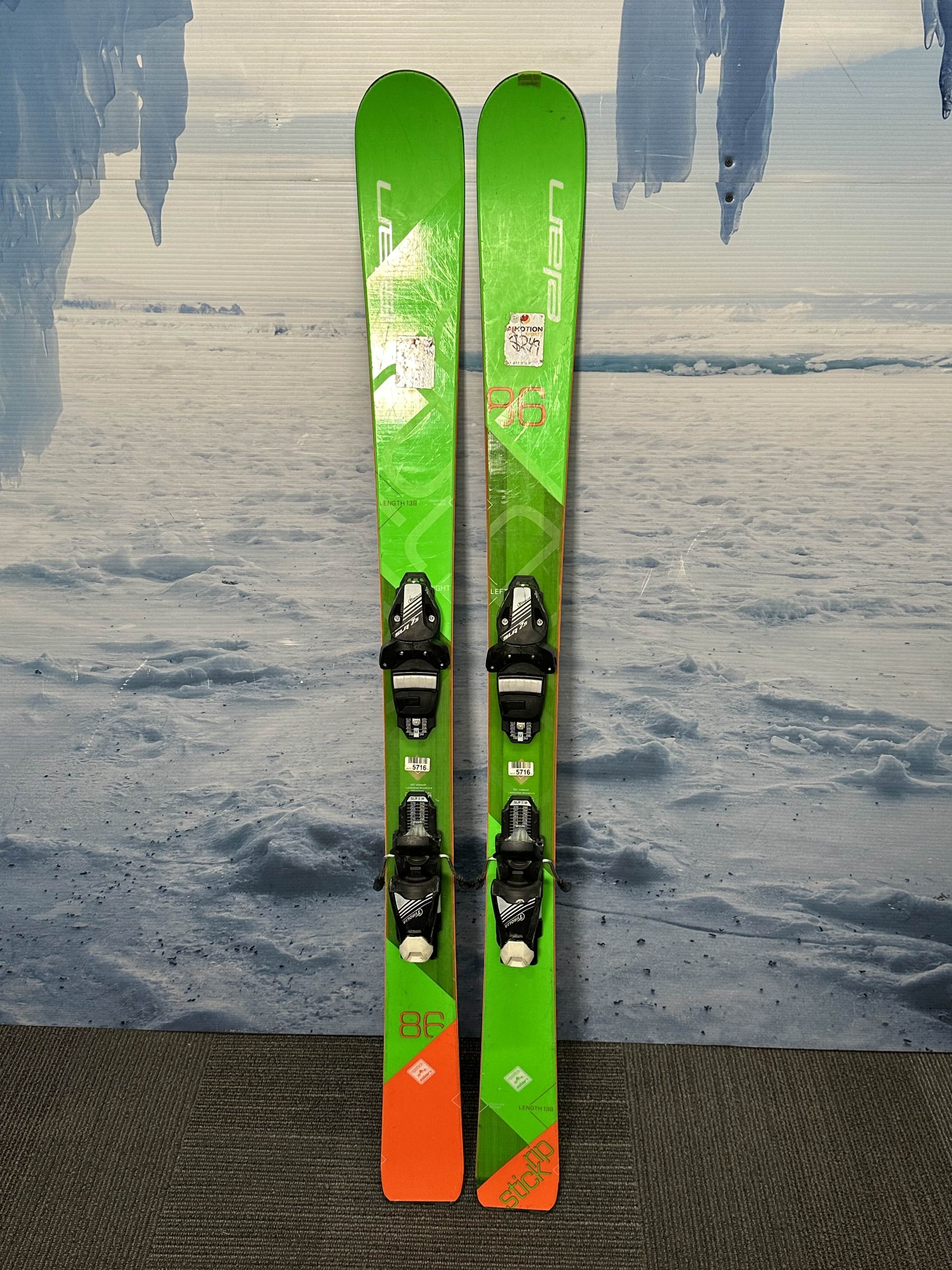 Used Elan Ripstick 138cm w/ Tyrolia SLR 7.5 Bindings