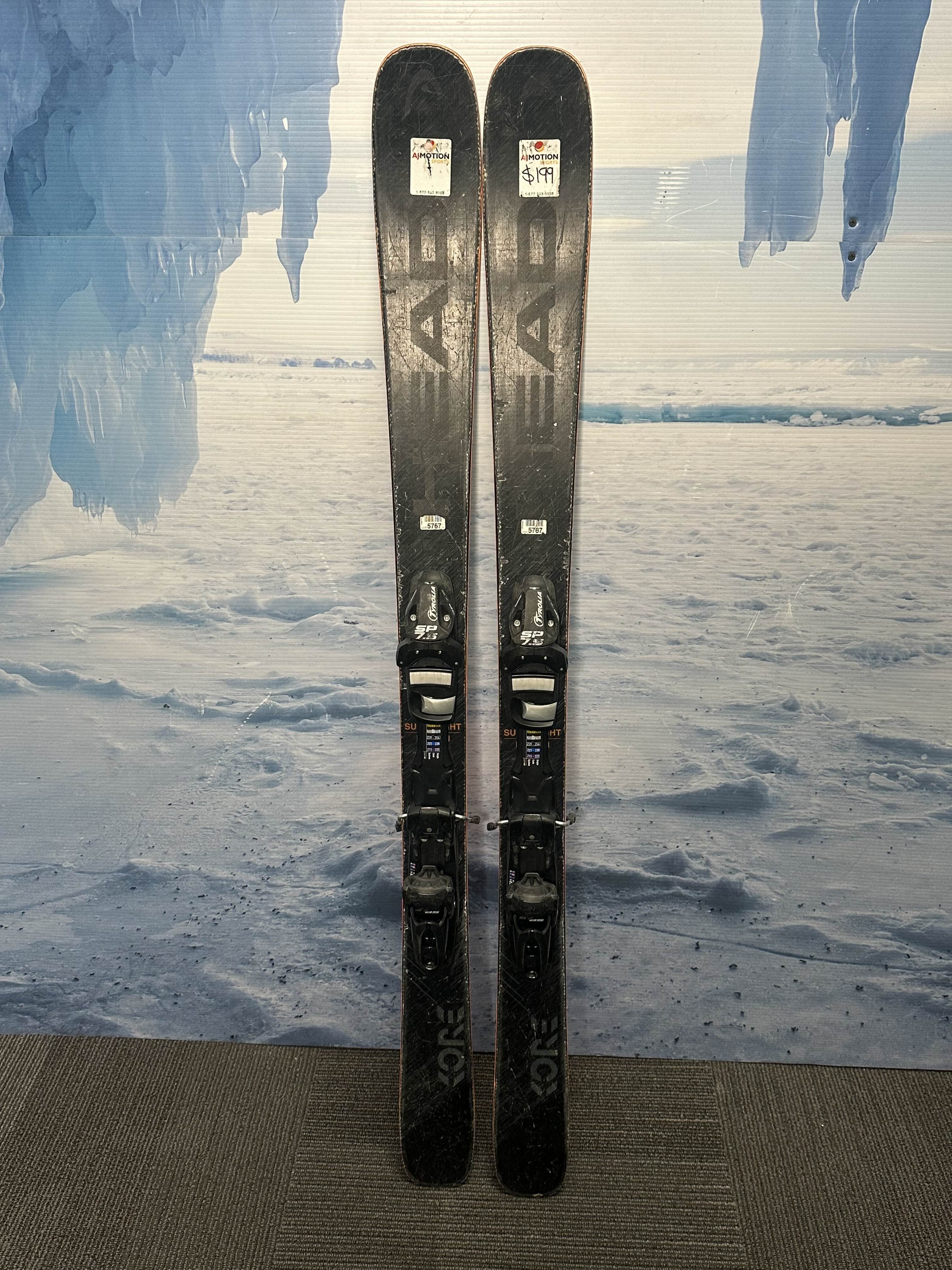 Used Head Kore 147cm w/ Tyrolia SP 7.5 Bindings