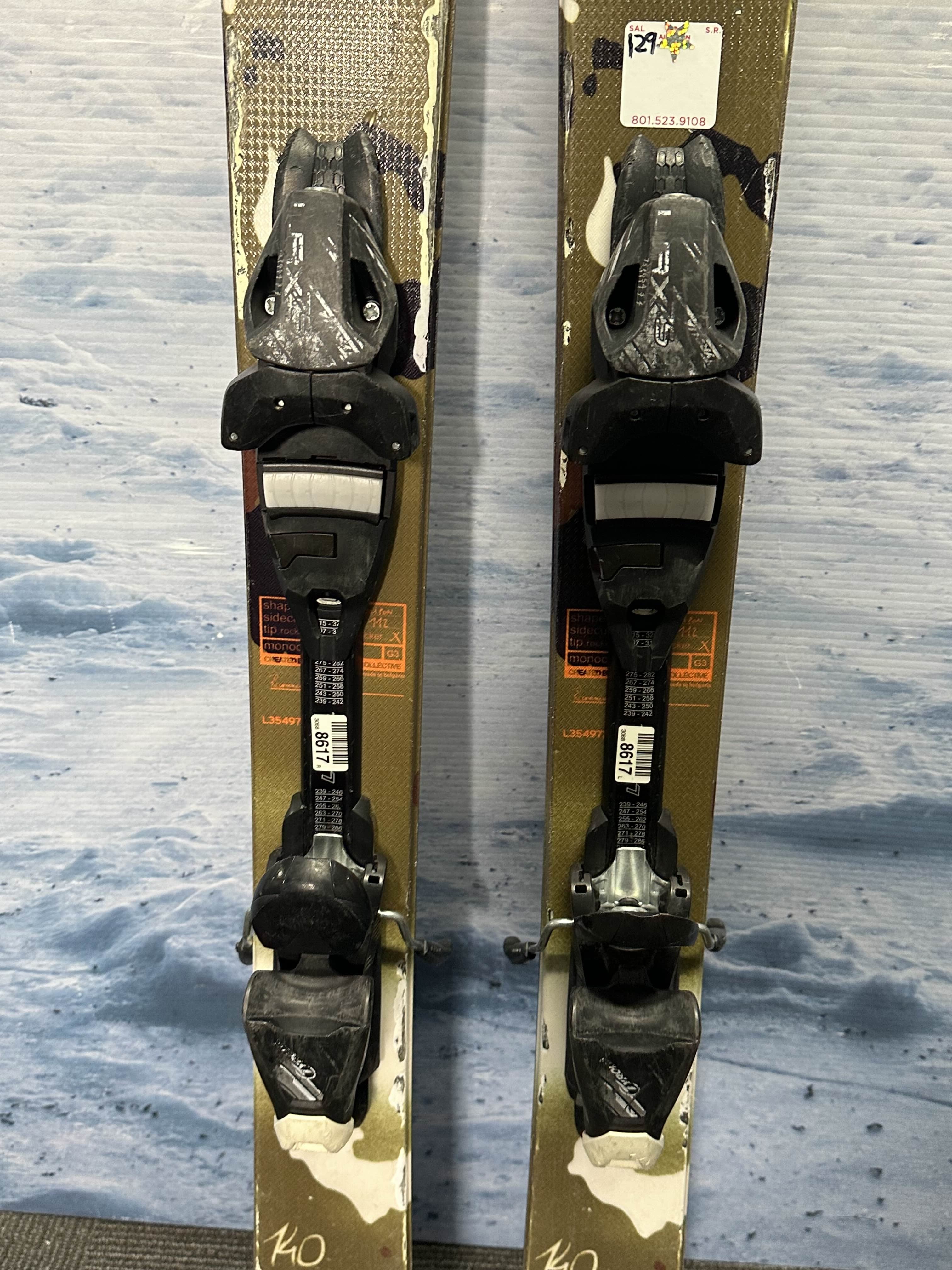 Used Salomon Suspect 140cm w/ Tyrolia LRX 7.5 Bindings