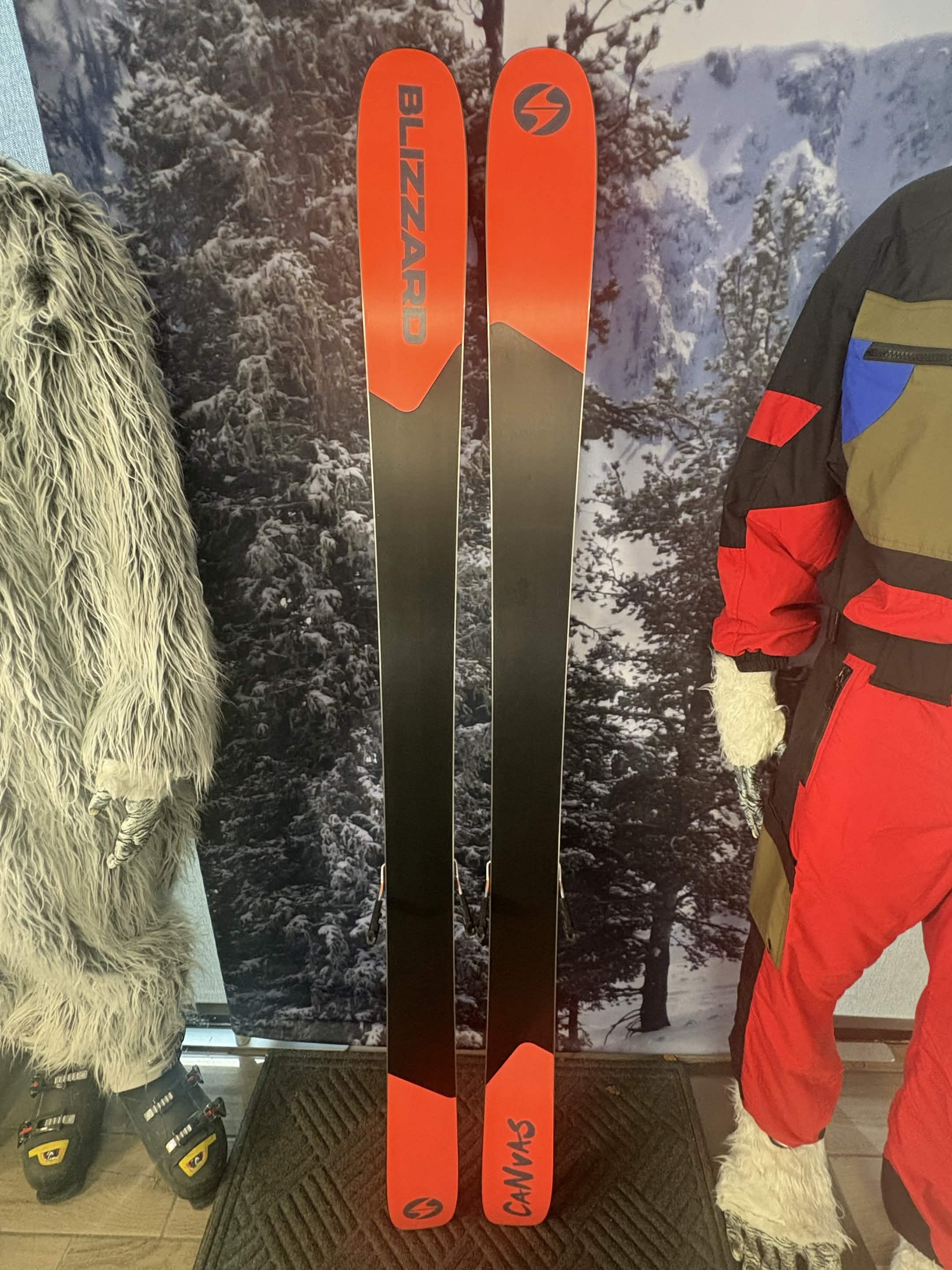Blizzard Canvas 100 180cm Skis w/ ATOMIC NR Strive 13 GW ATO Demo Binding - New 2027