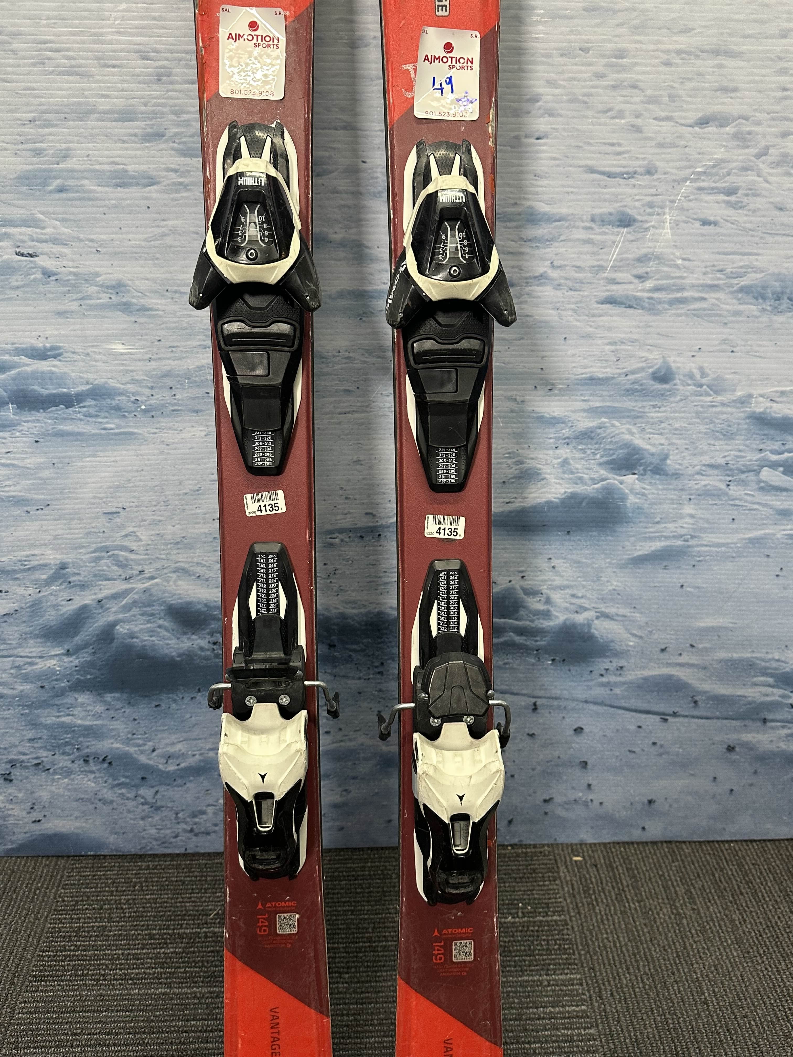 Used Atomic Vantage 149cm w/ Atomic Lithium 10 Bindings