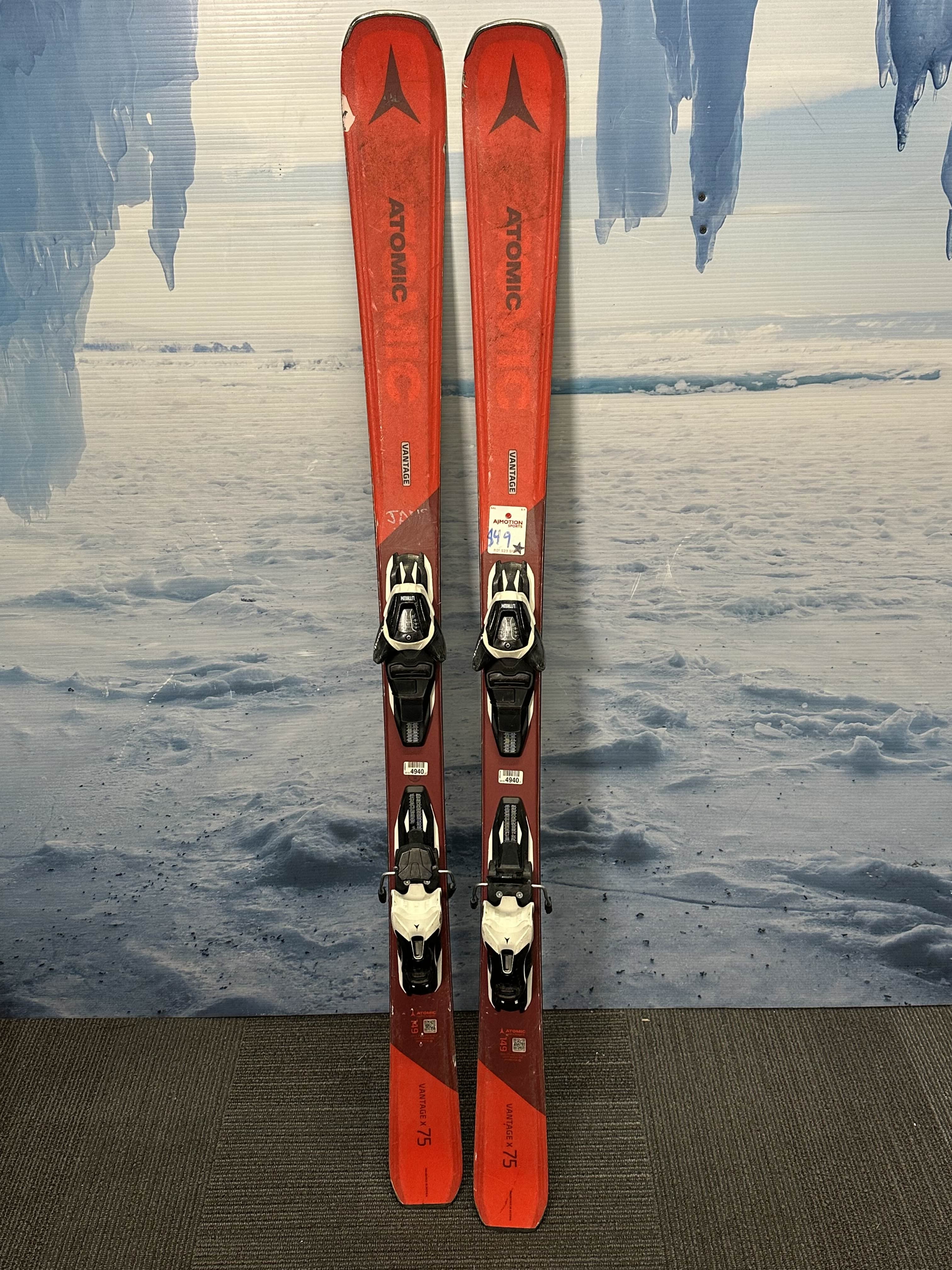 Used Atomic Vantage 149cm w/ Atomic Lithium 10 Bindings