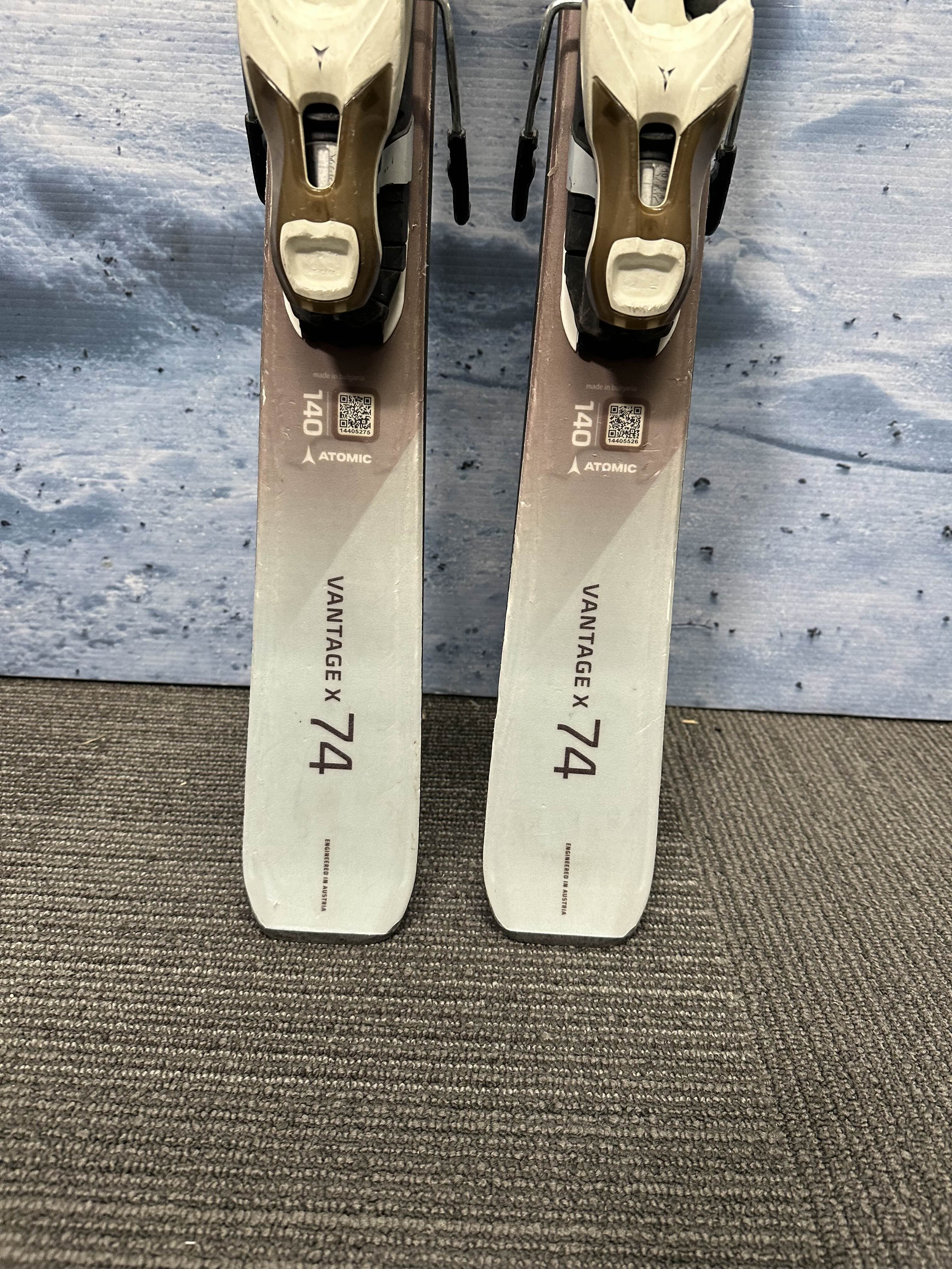 Used Atomic Vantage 140cm w/ Atomic Lithium 10 Bindings