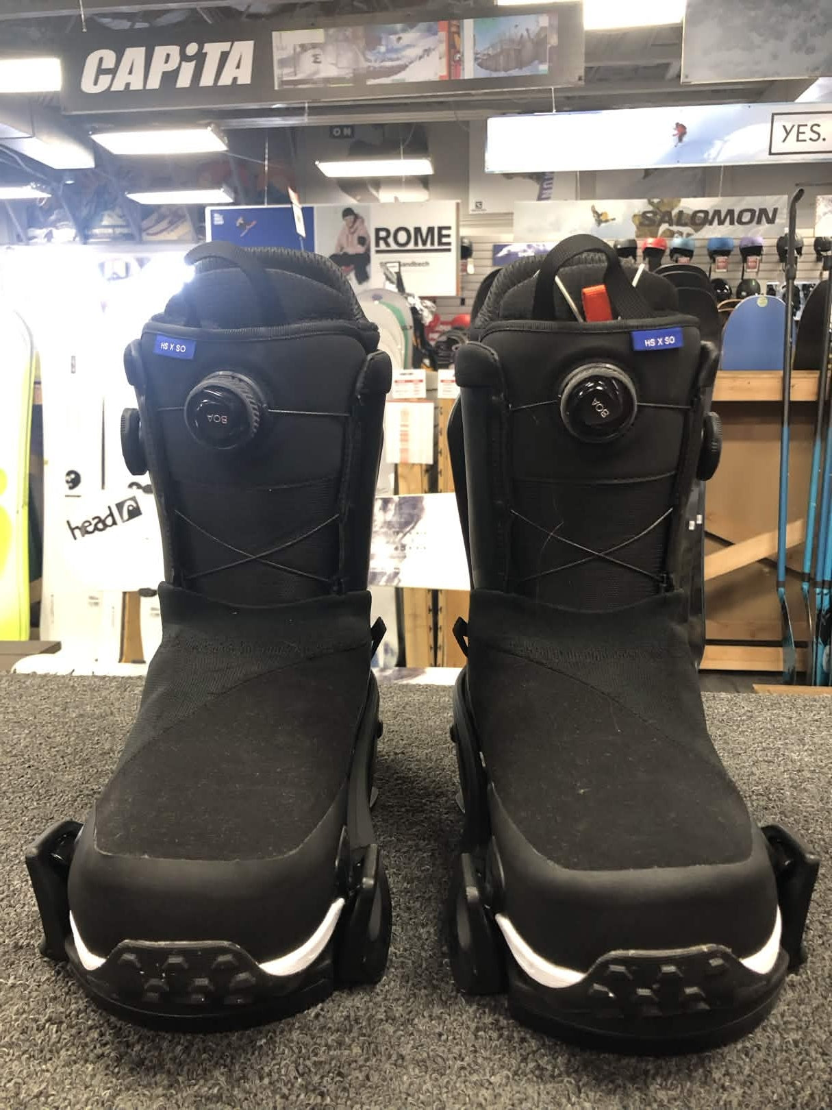 Used Burton Highshot X Step-on Snowboard Boot+Binding Mens 12