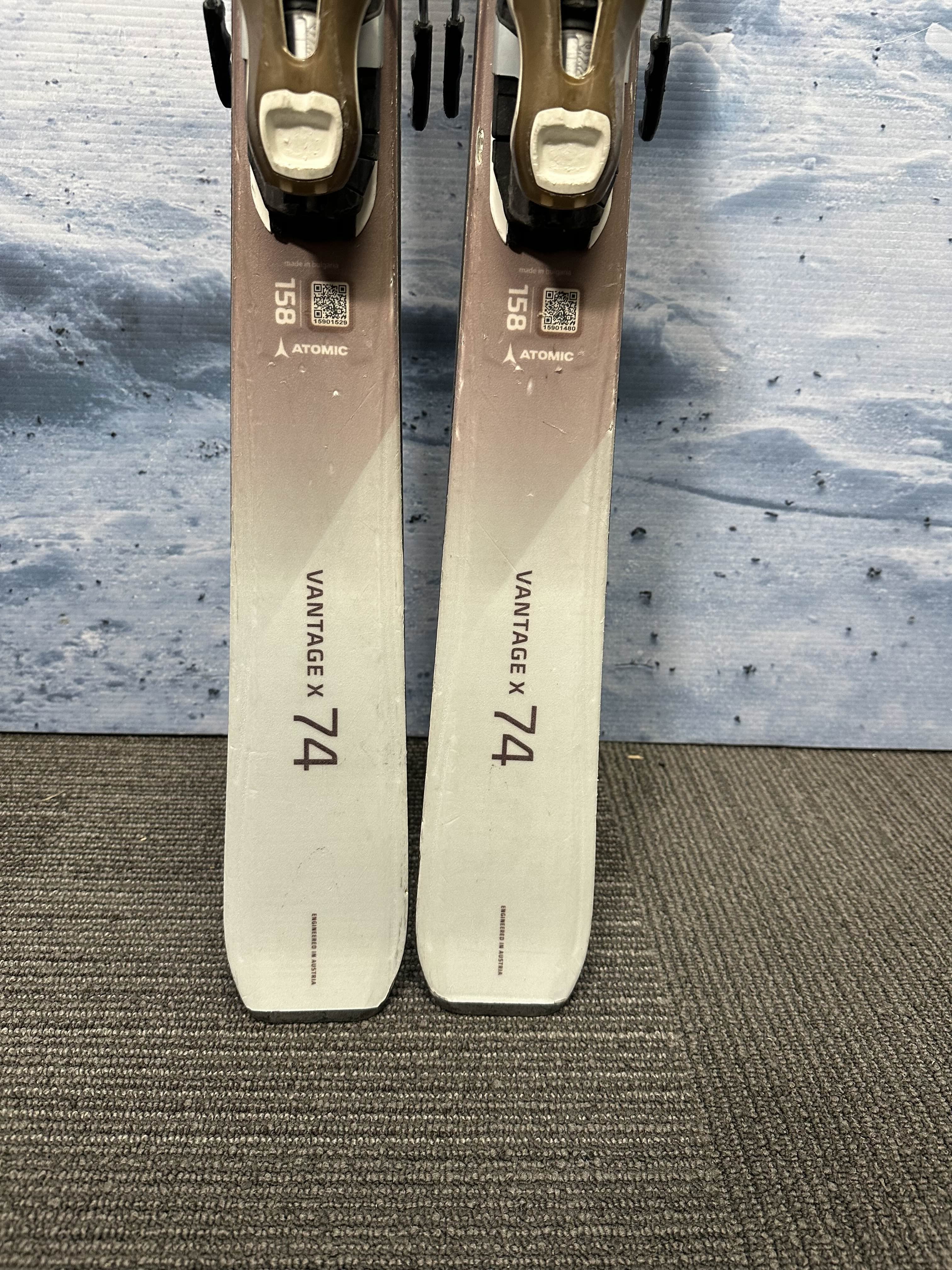 Used Atomic Vantage 158cm w/ Atomic Lithium 10 Bindings