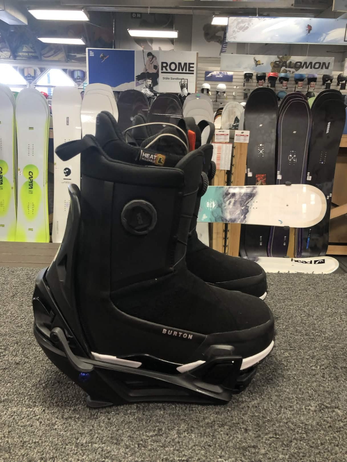 Used Burton Highshot X Step-on Snowboard Boot+Binding Mens 10(25/26)
