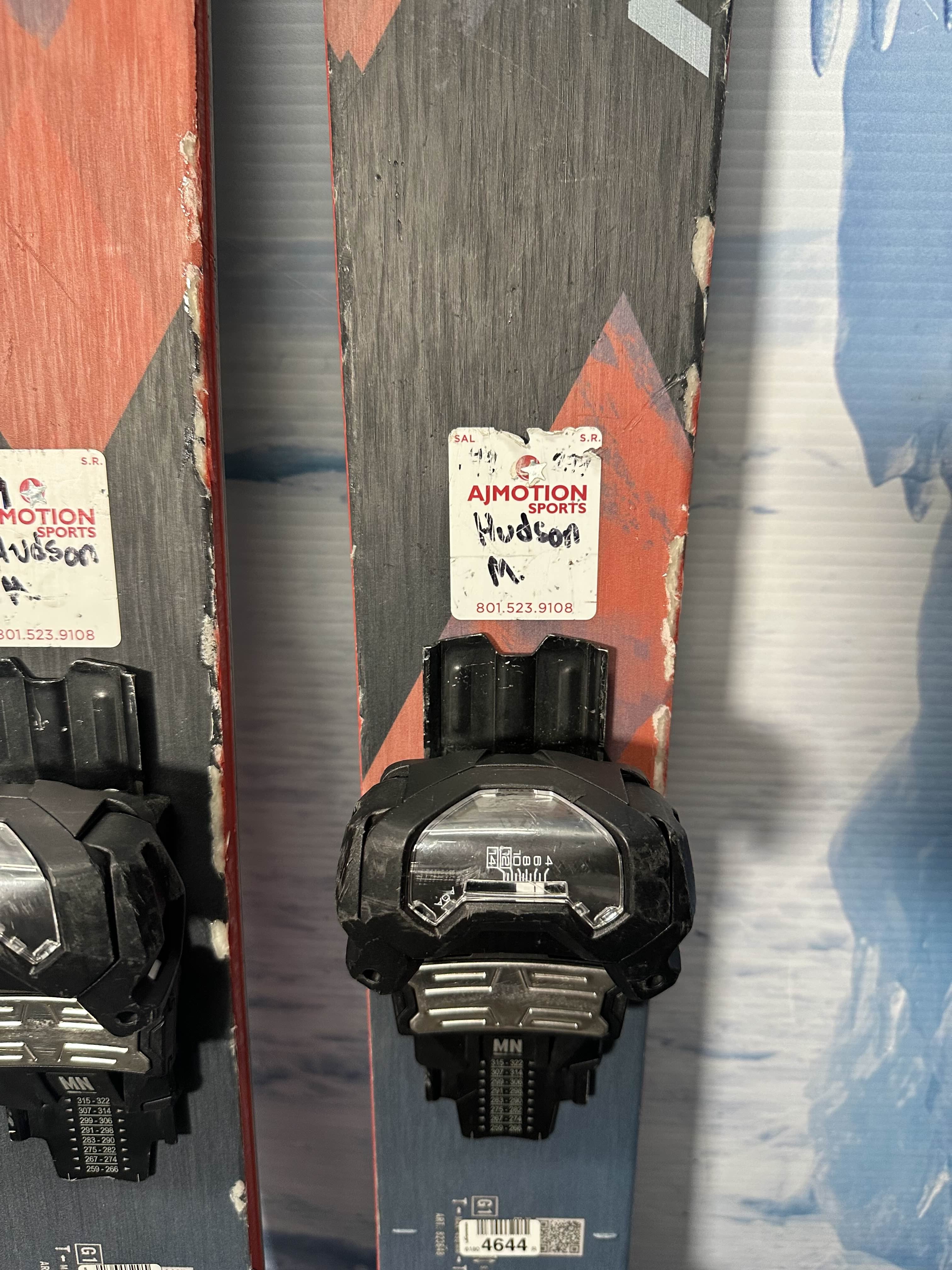 Used 2023 Nordica Enforcer 100 172cm Skis w/ Tyrolia Attack 14 Bindings